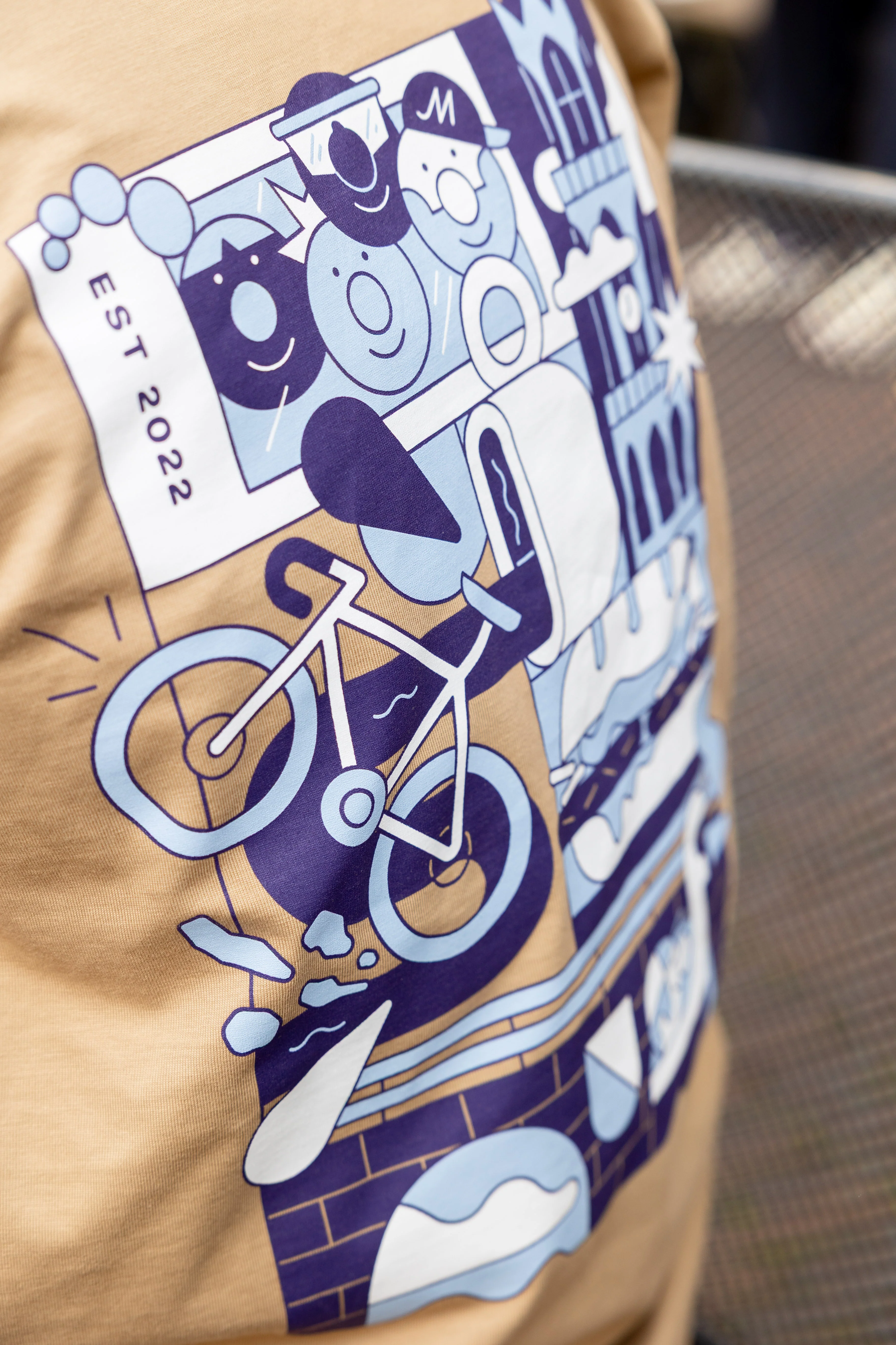 Maats Festive UTR T-Shirt Khaki - Image 3
