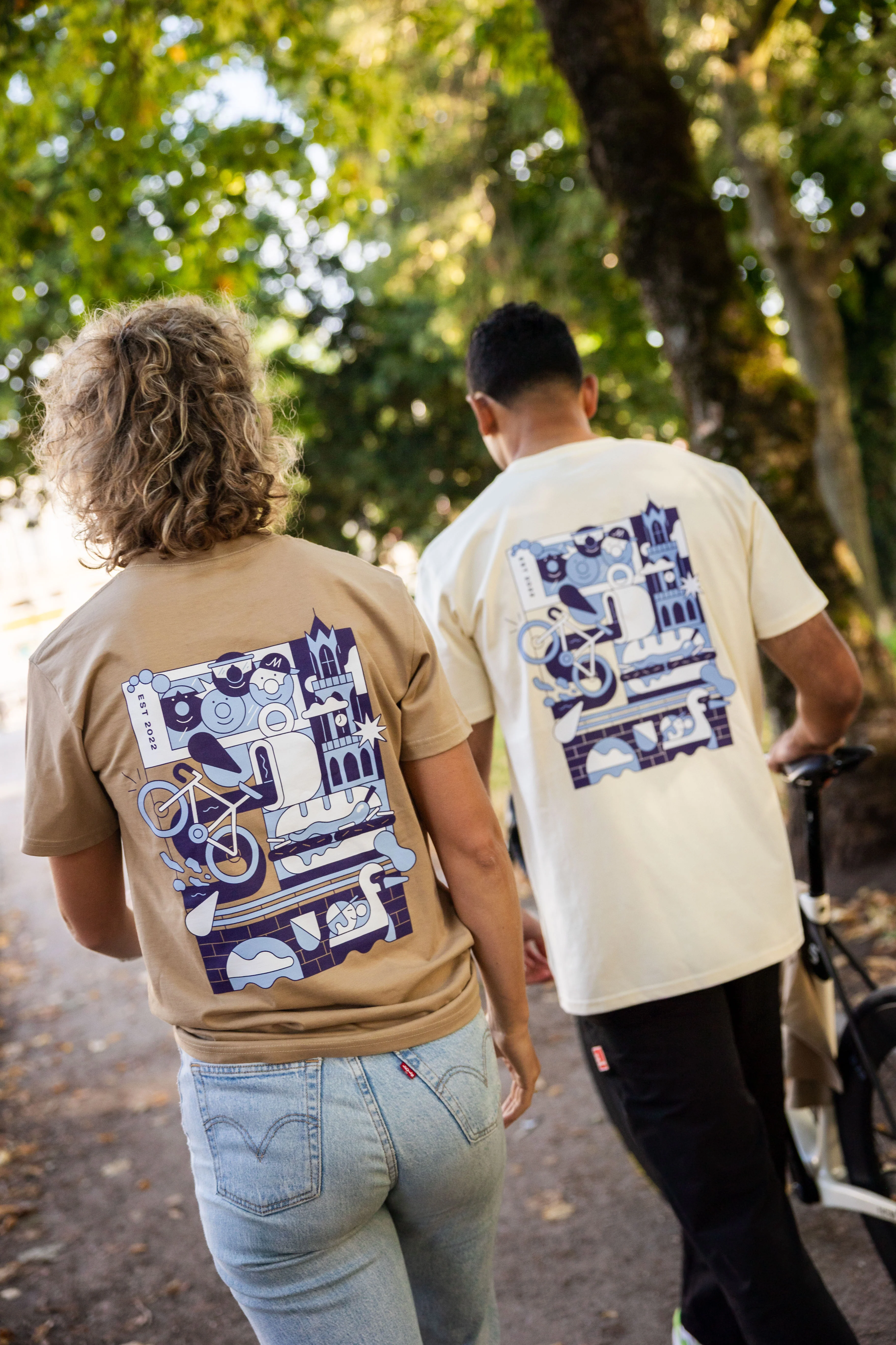 Maats Festive UTR T-Shirt Khaki - Image 6