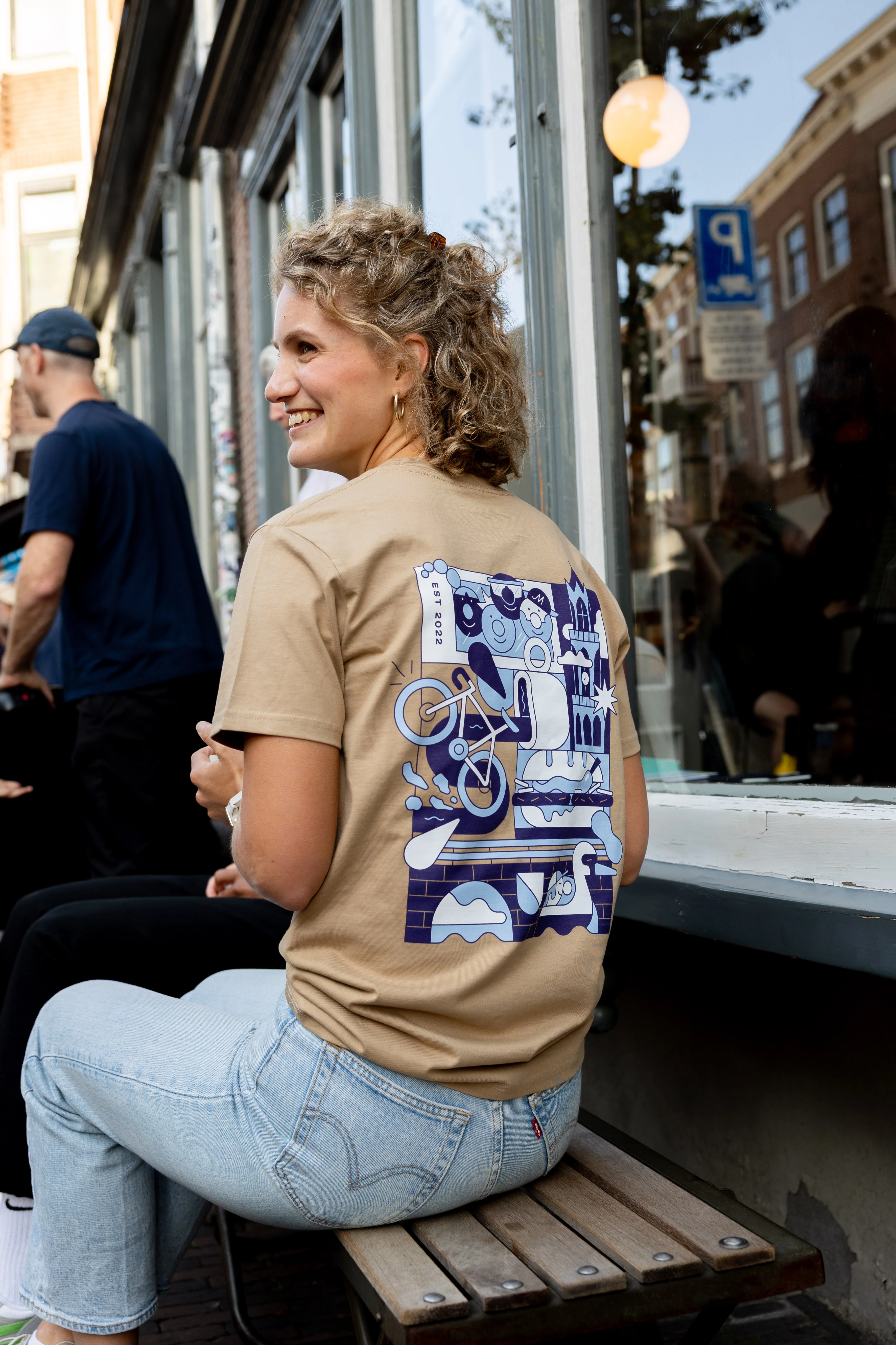 Maats Festive UTR T-Shirt Khaki - Image 7