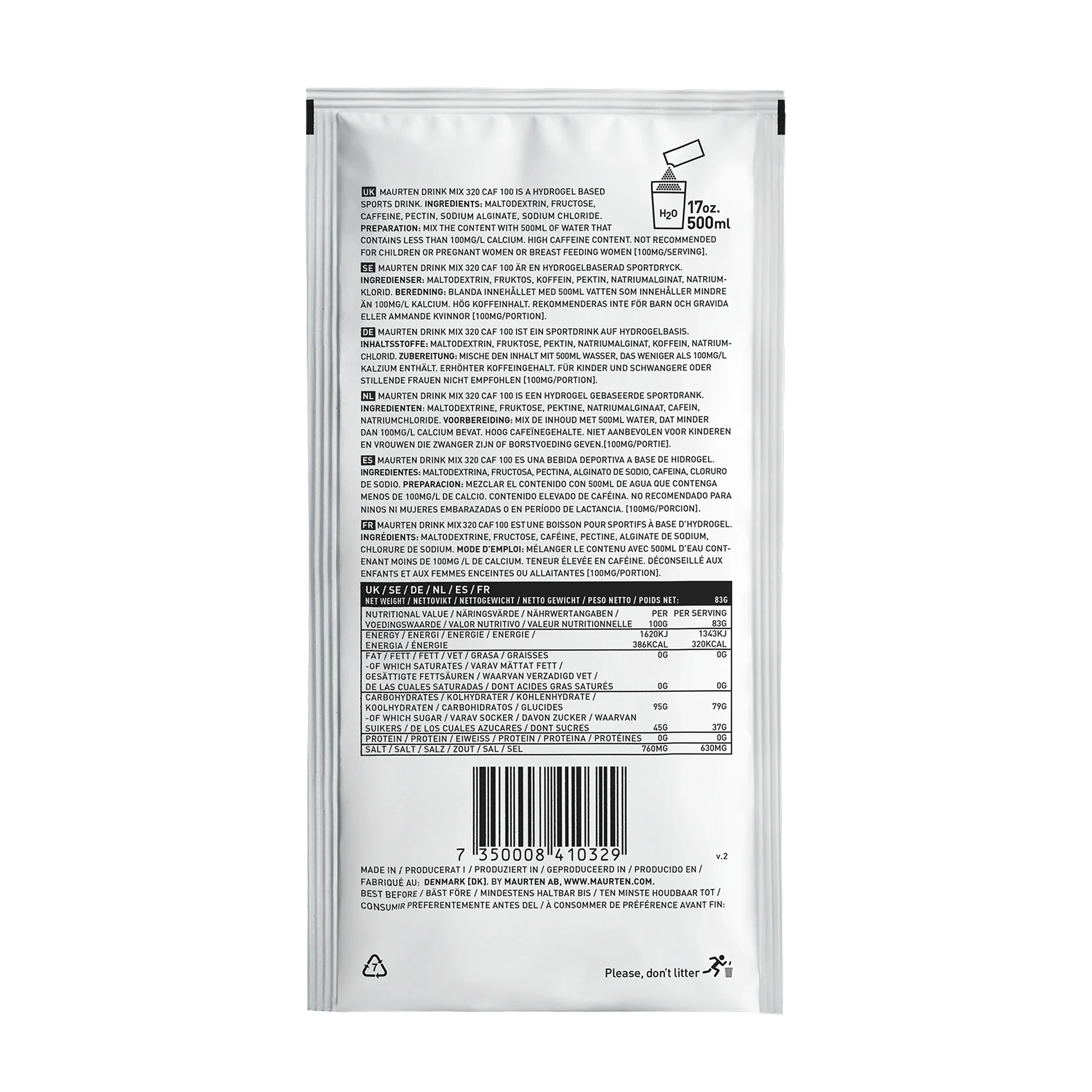 Maurten Drink Mix 320 Caf 100 (Box of 14) - Image 3