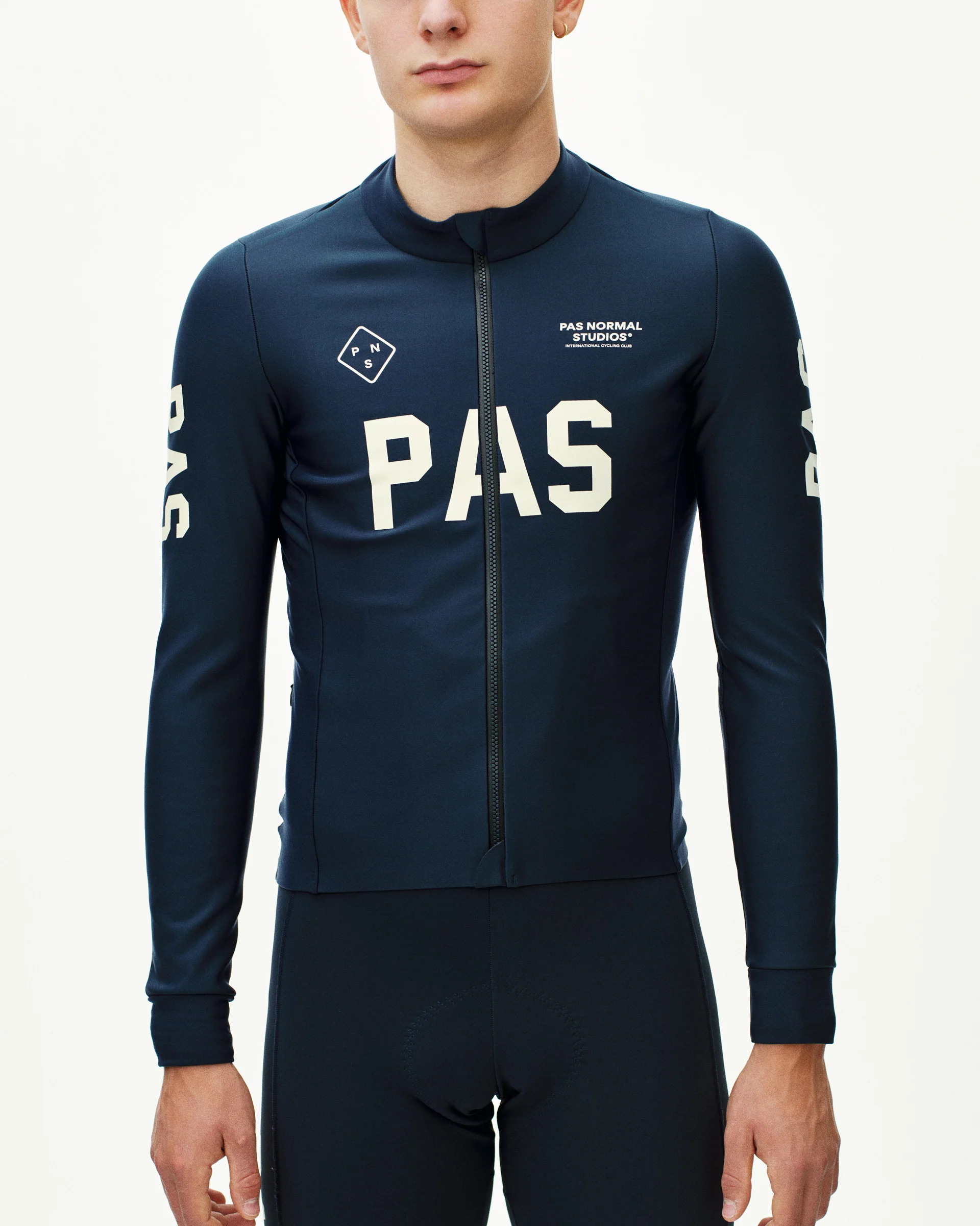 PAS Mechanism Men's Thermal Long Sleeve Jersey Navy - Image 2