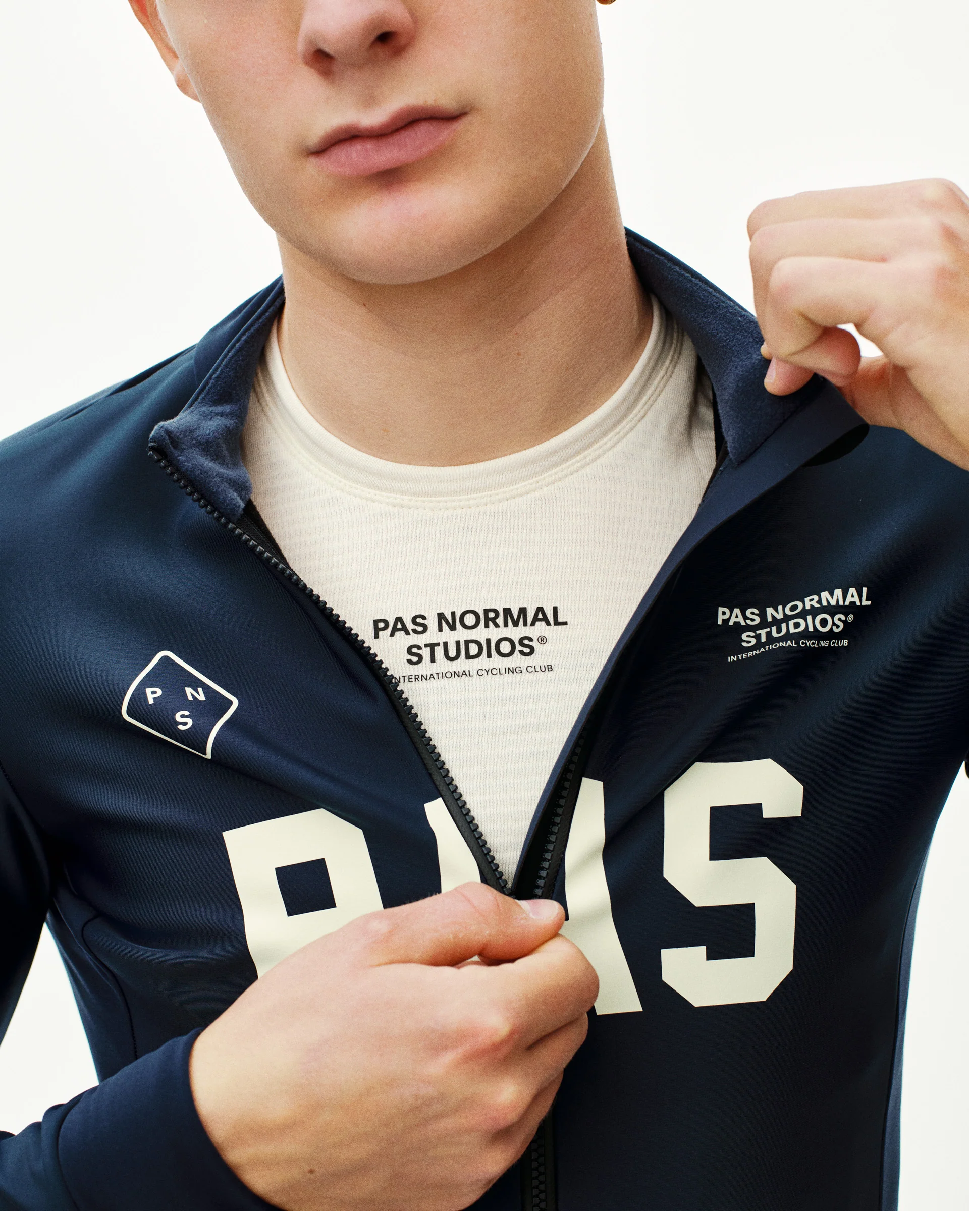 PAS Mechanism Men's Thermal Long Sleeve Jersey Navy - Image 5