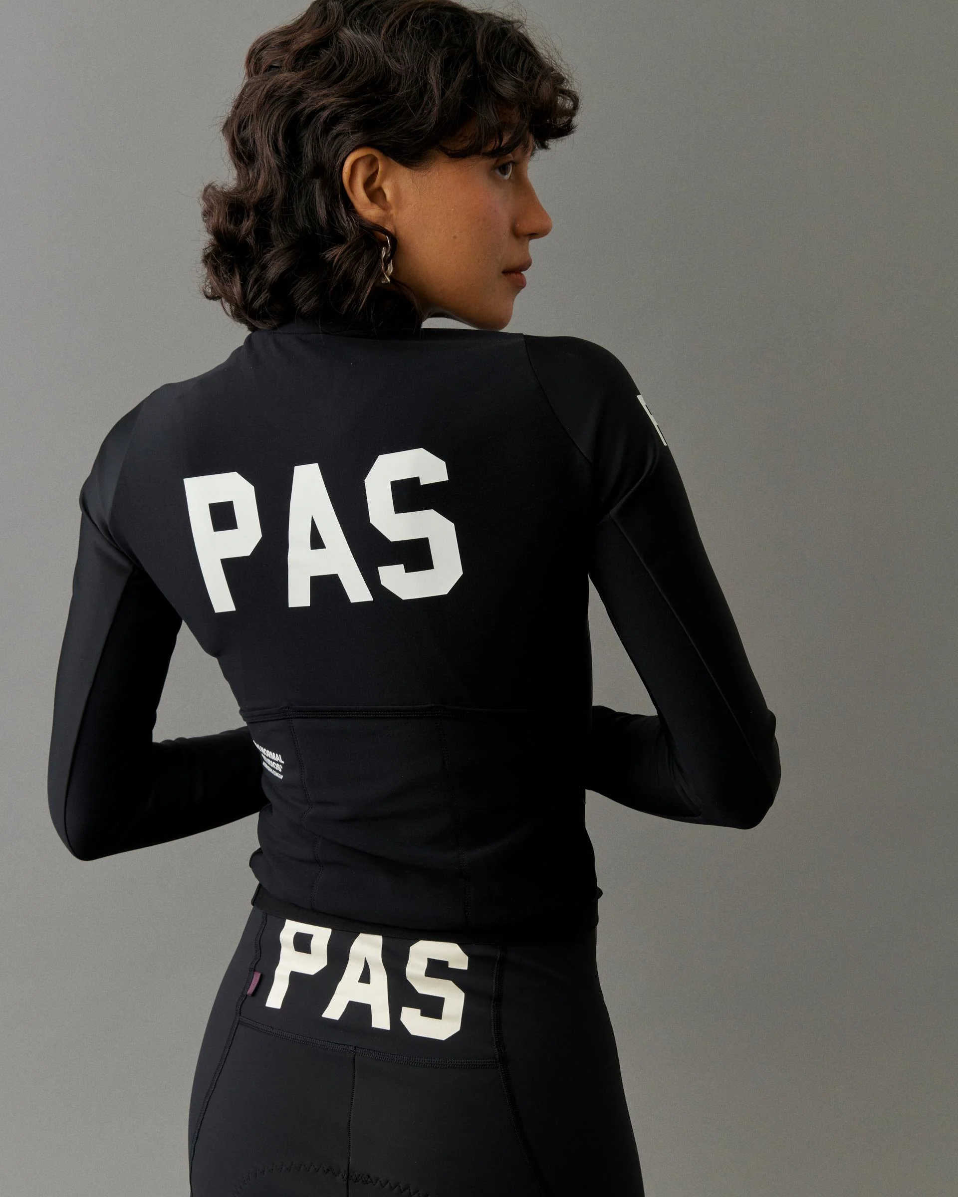 PAS Women's Mechanism Thermal Longsleeve Jersey Black - Image 5