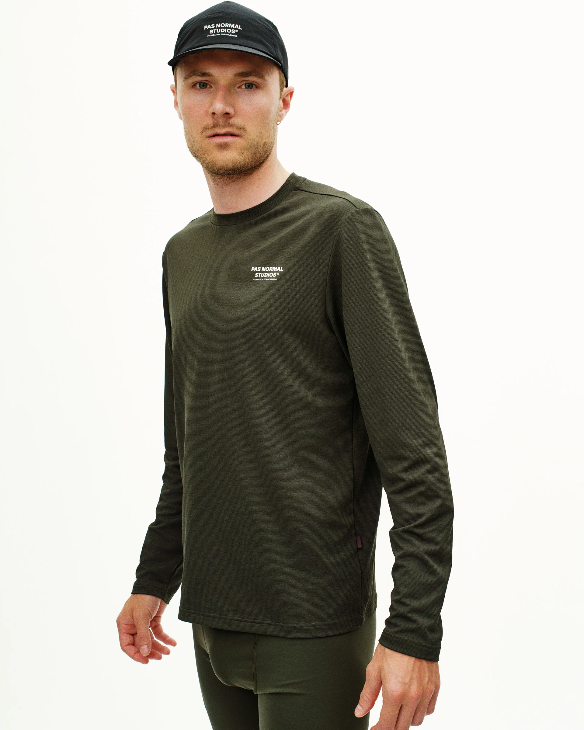 PNS Balance Men's Long Sleeve T-Shirt Dark Olive - Image 4
