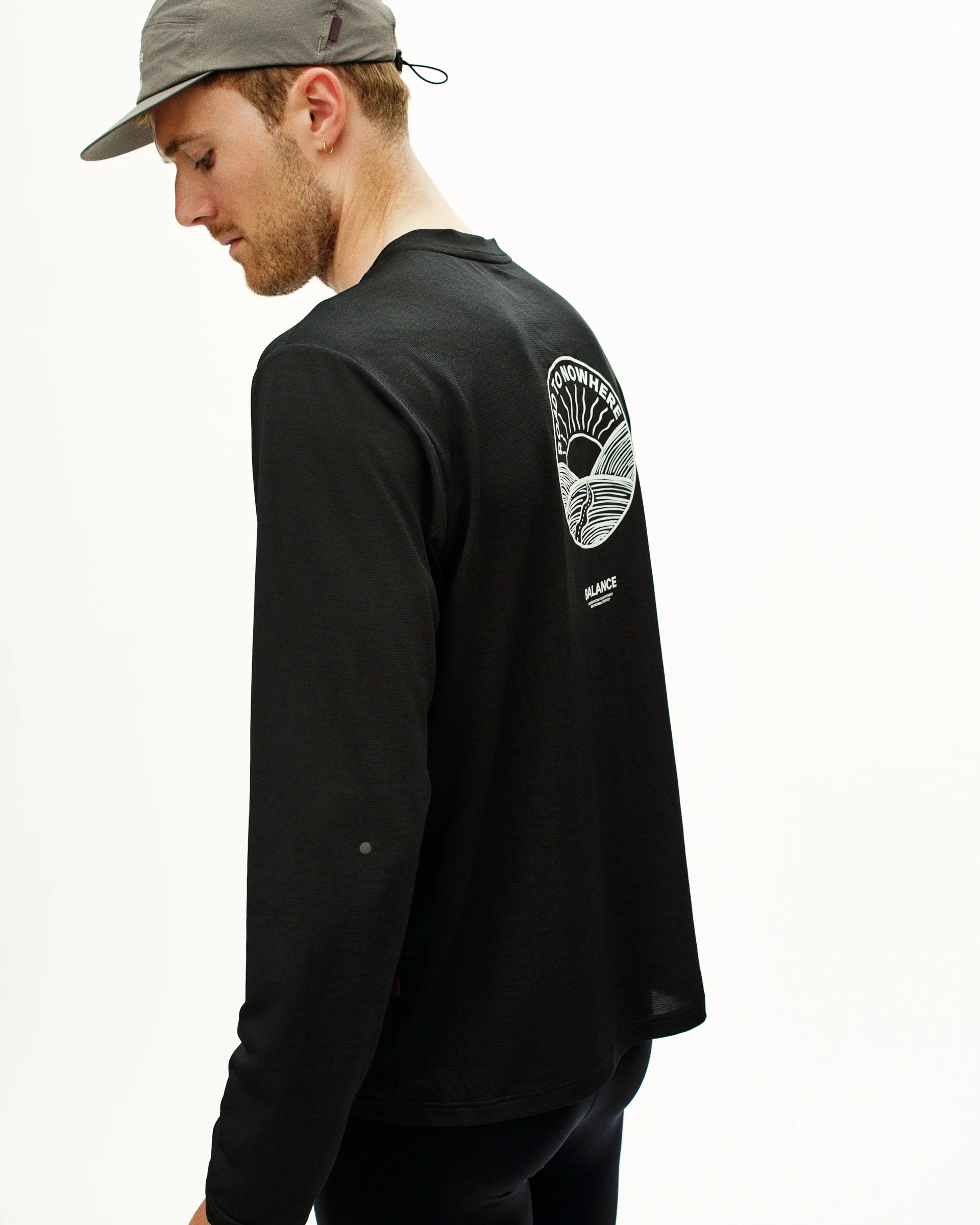 PNS Balance Men's Longsleeve T-shirt Black - Image 4