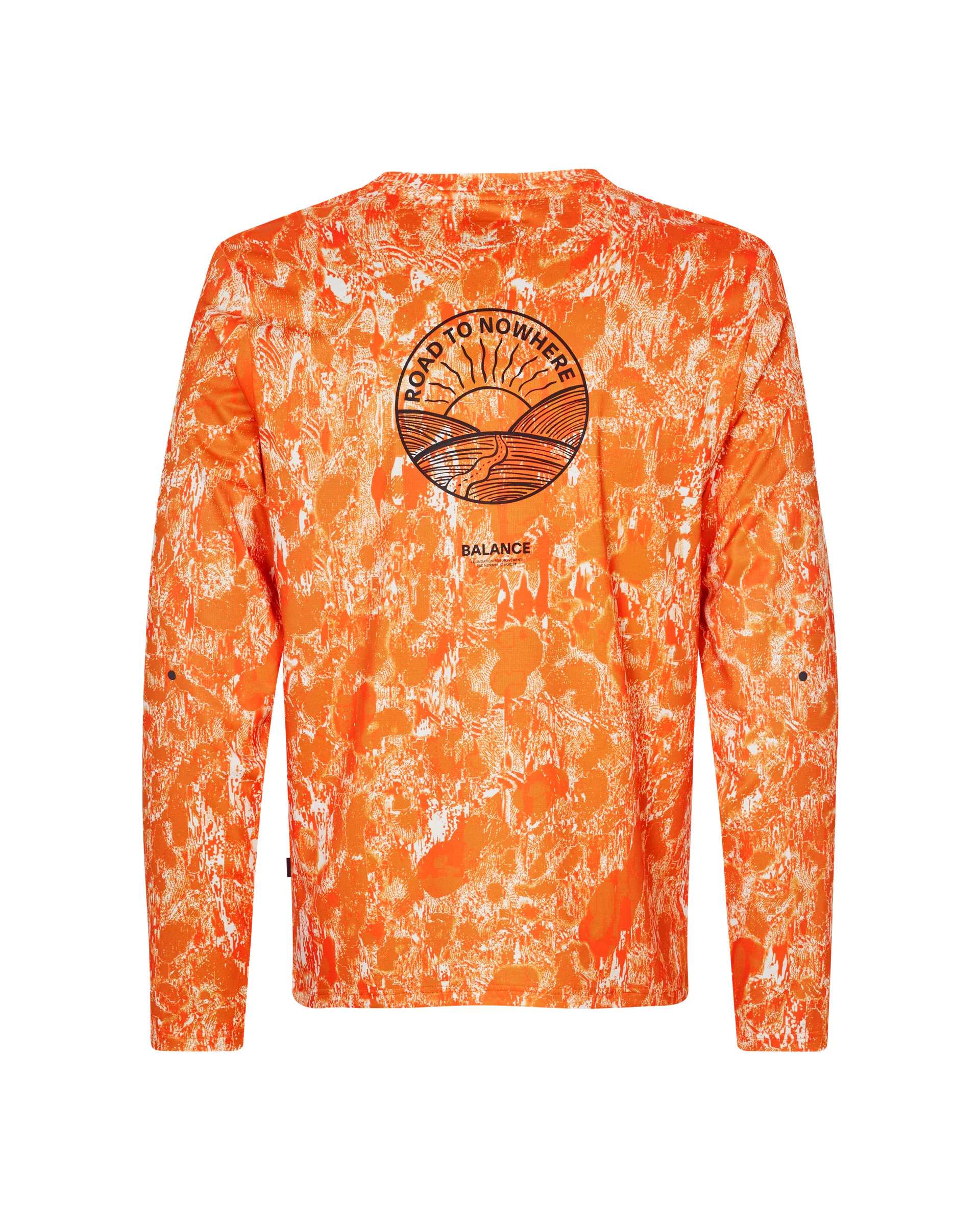 PNS Balance Men's Longsleeve T-shirt Orange AOP - Image 2