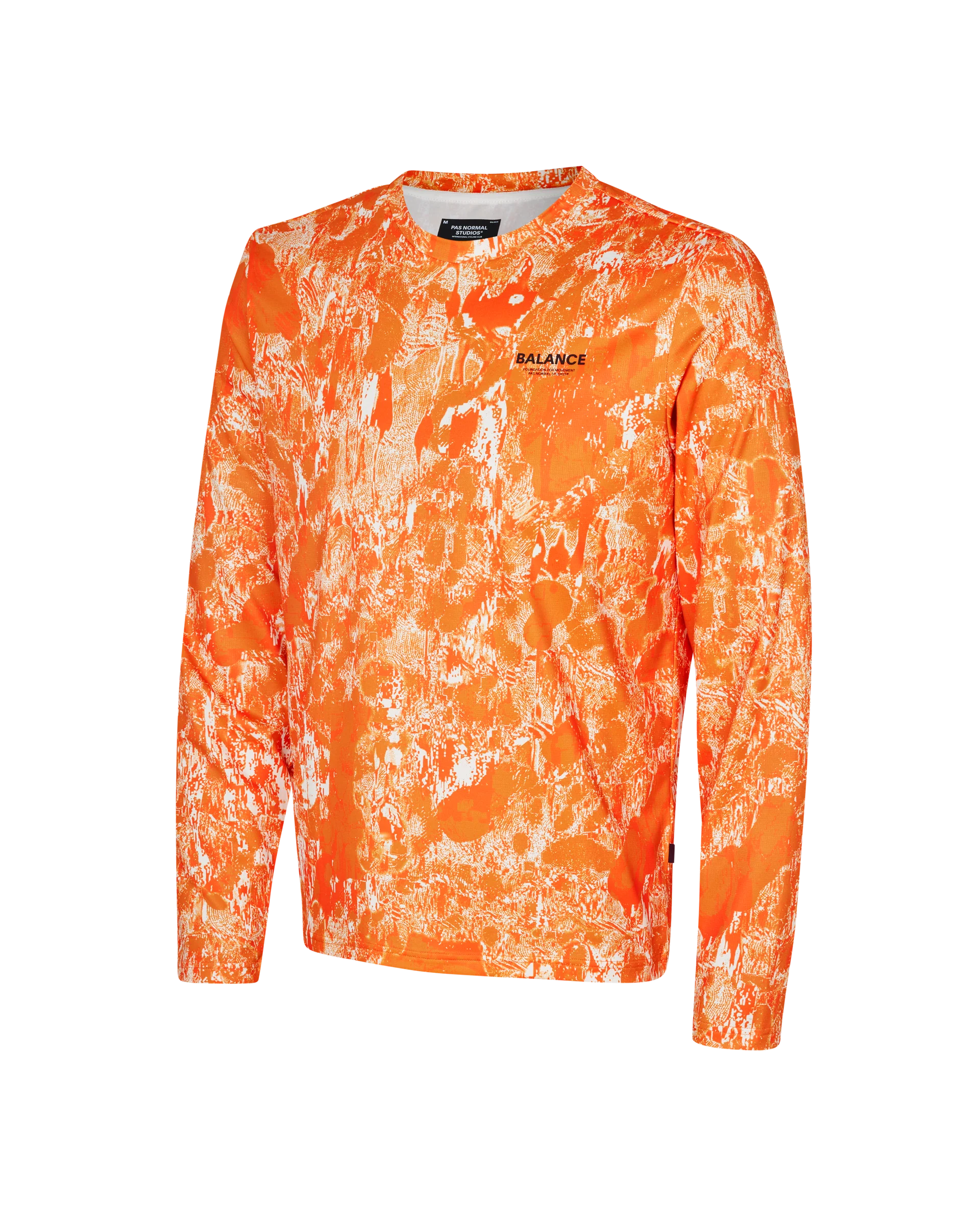 PNS Balance Men's Longsleeve T-shirt Orange AOP - Image 3