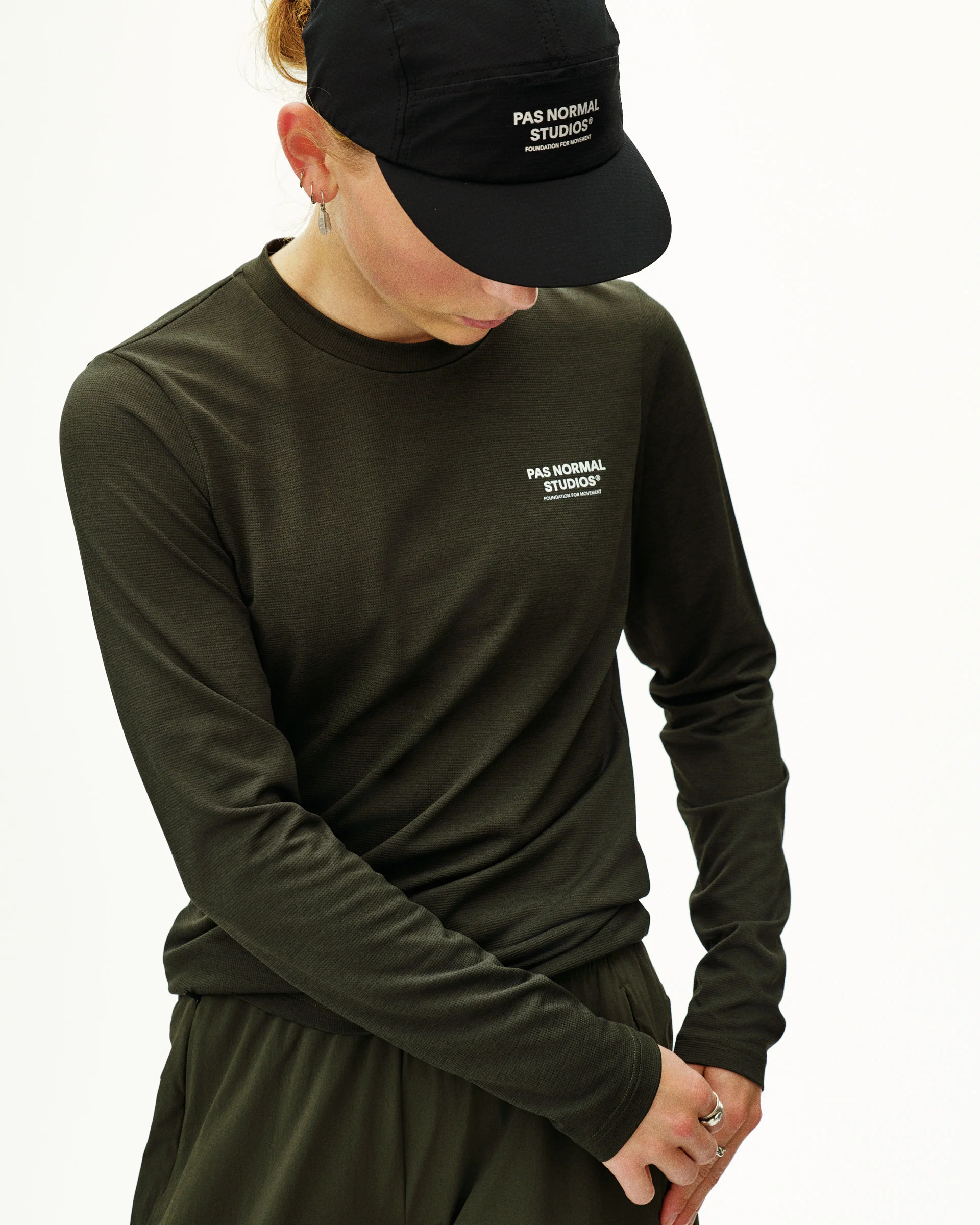 PNS Balance Women's Long Sleeve T-Shirt Dark Olive - Image 5