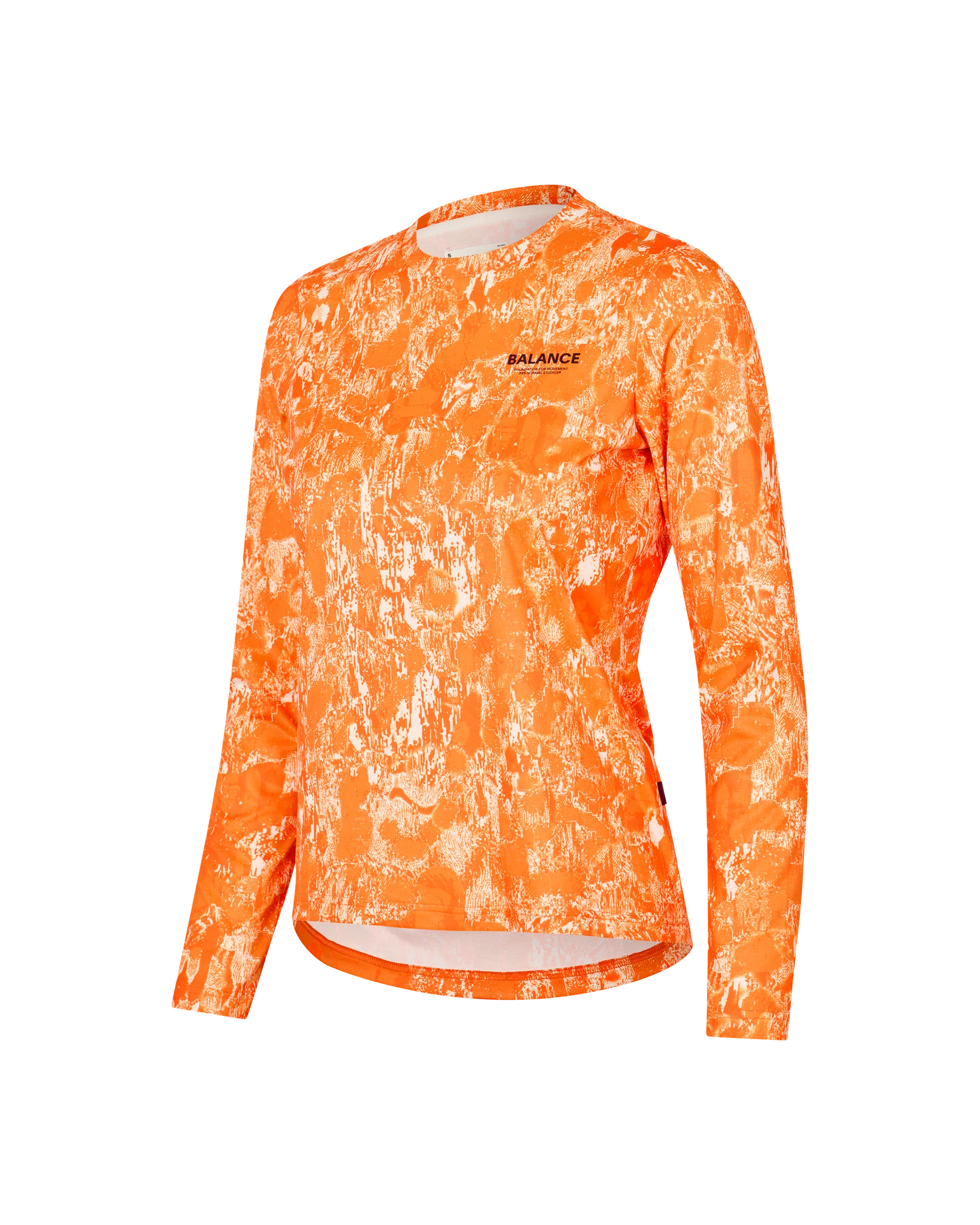 PNS Balance Women's Longsleeve T-shirt Orange AOP - Image 3