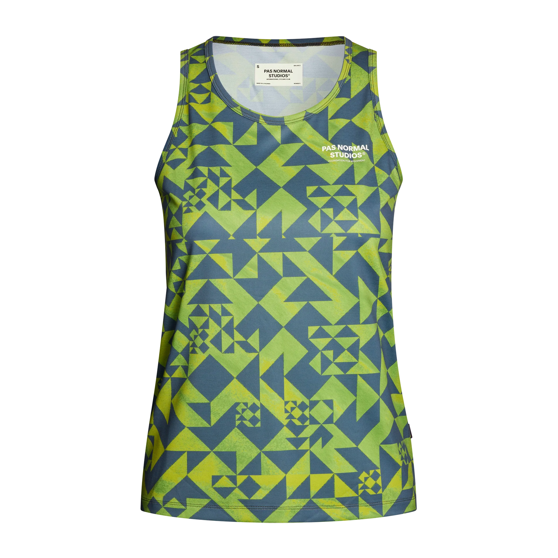 PNS Balance Women's Singlet Green Origami