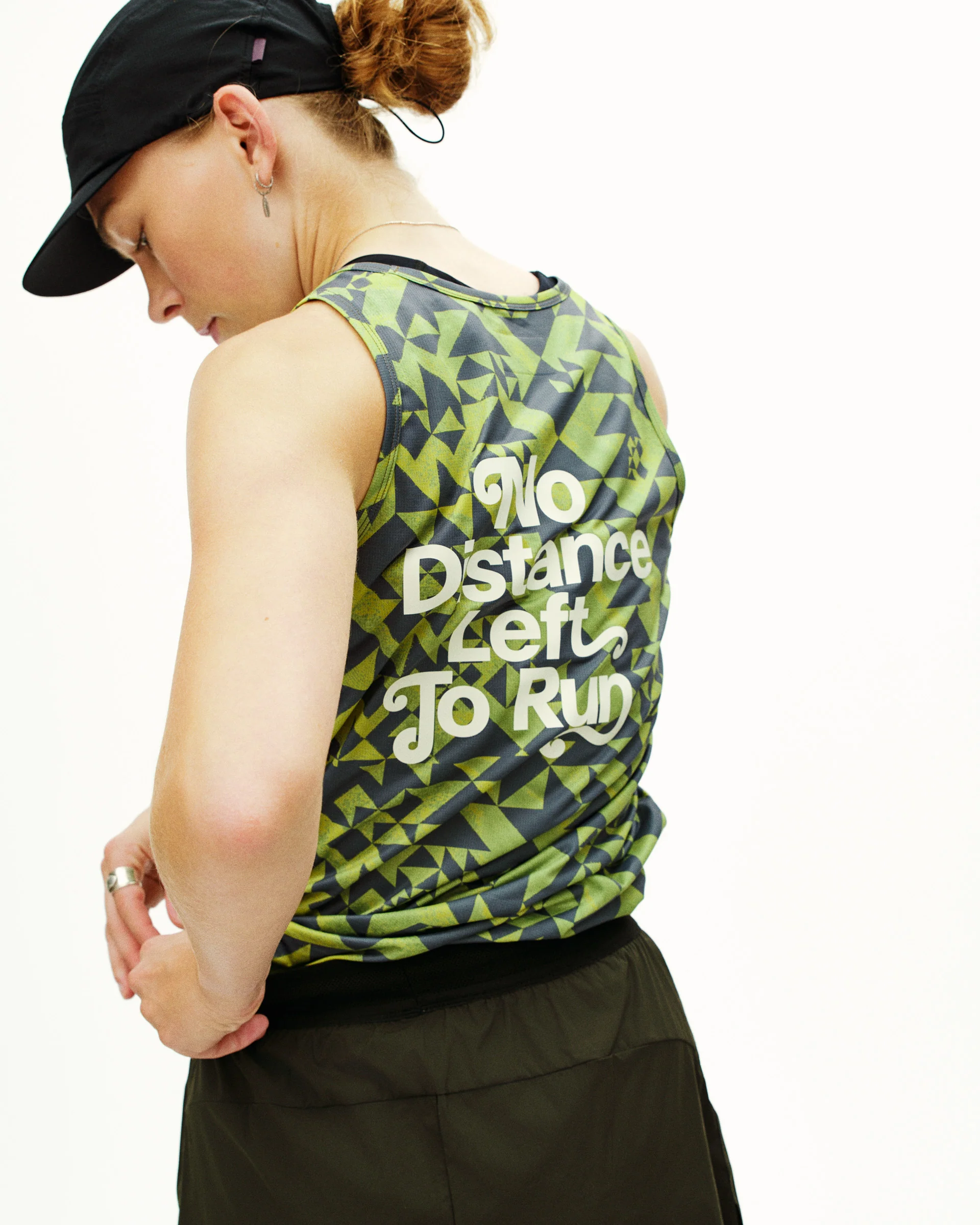 PNS Balance Women's Singlet Green Origami - Image 4