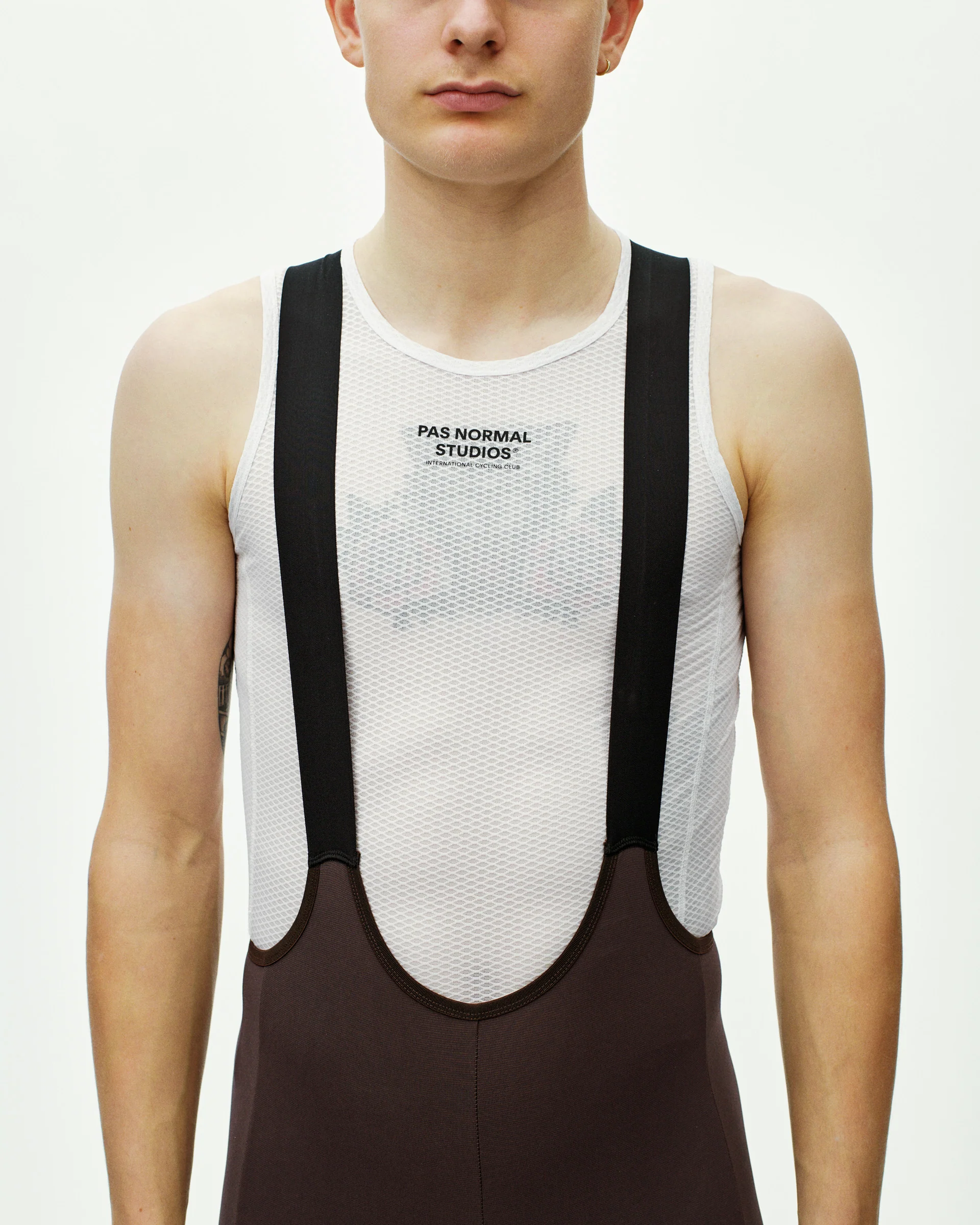 PNS Escapism Men's Cargo Bib Shorts Dark Red - Image 11