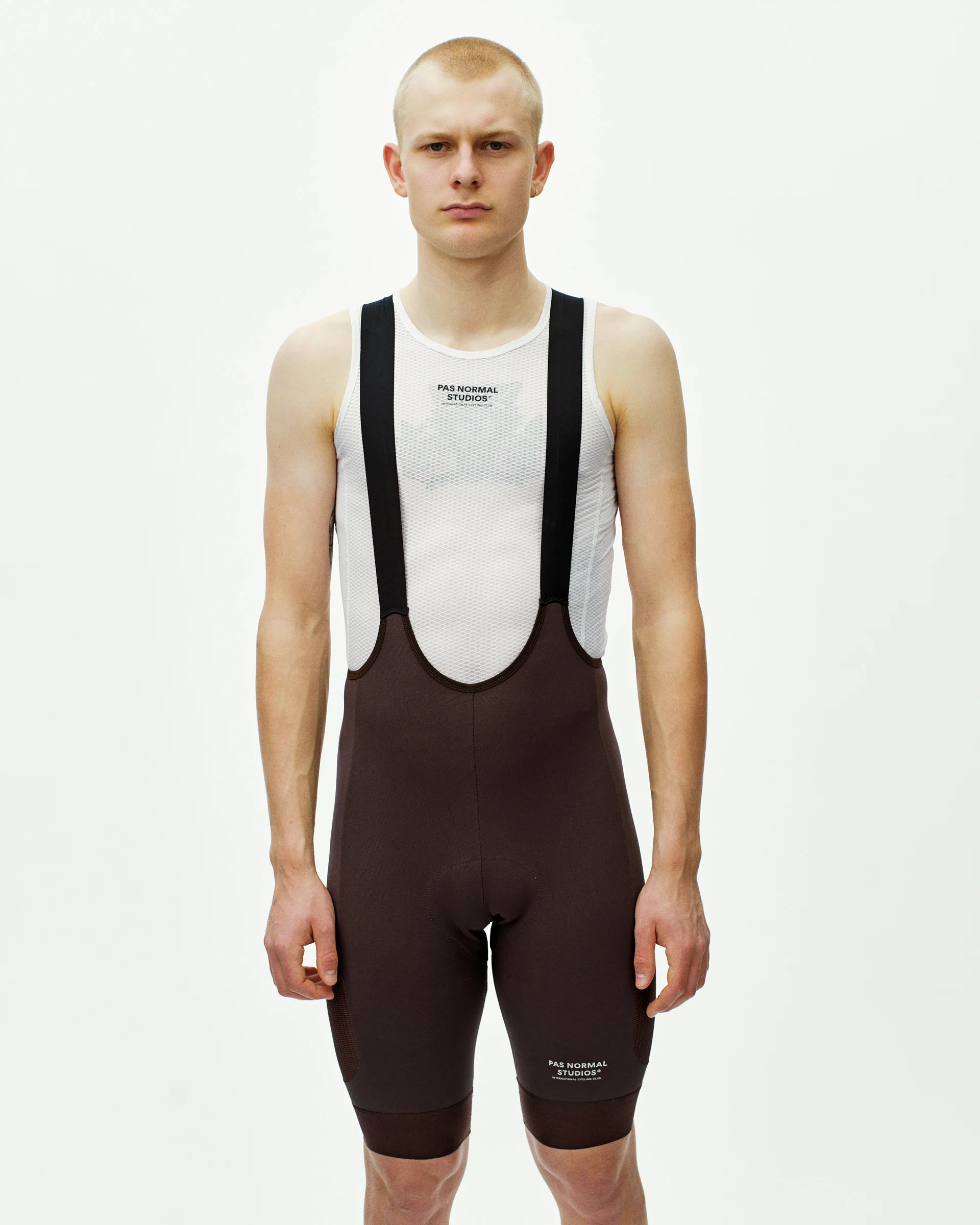 PNS Escapism Men's Cargo Bib Shorts Dark Red - Image 2