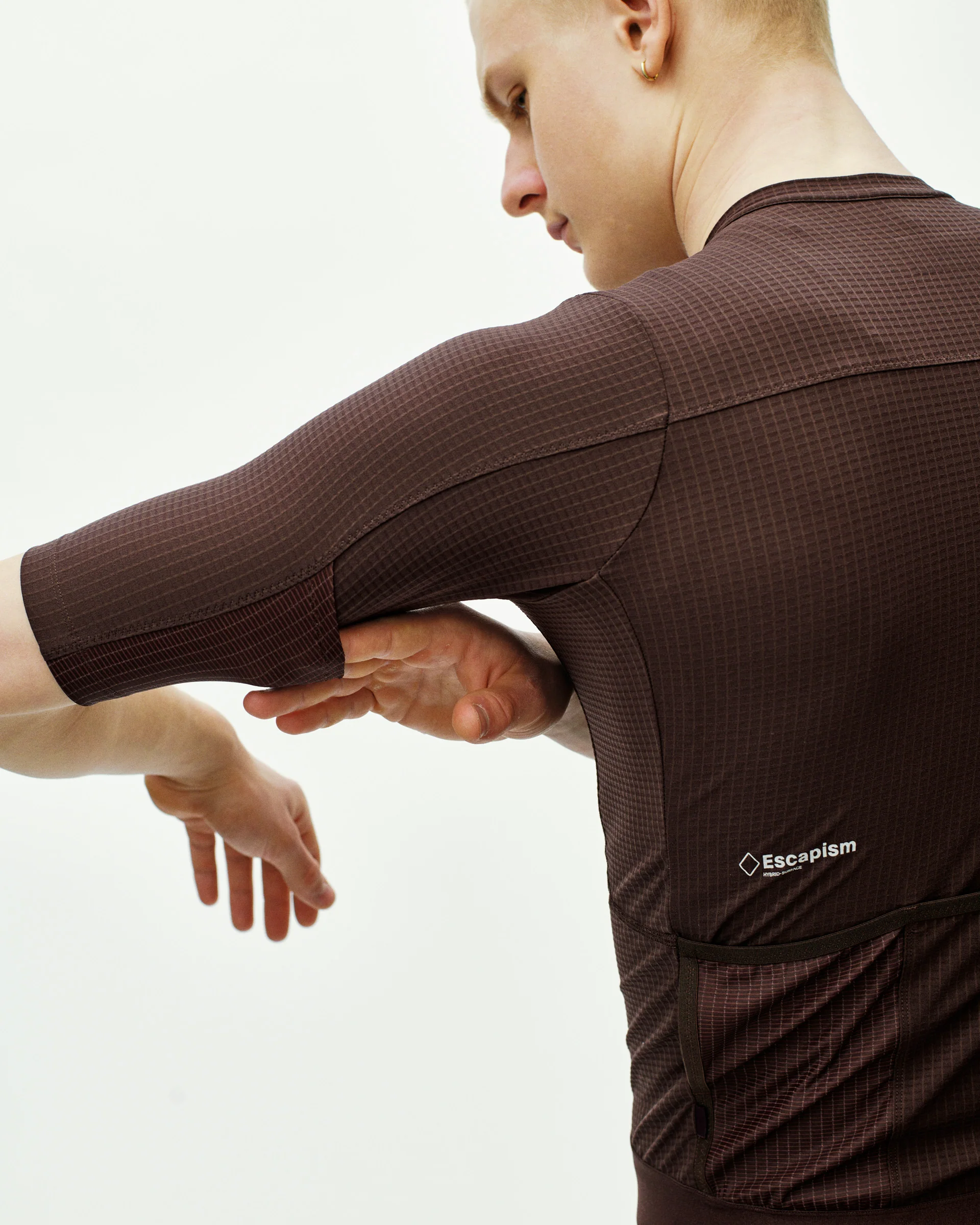 PNS Escapism Men's Jersey Dark Red - Image 14