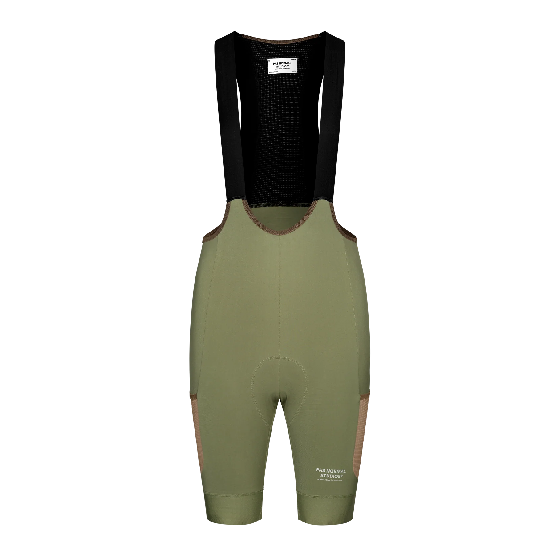 PNS Escapism Women's Cargo Bib Shorts Light Olive