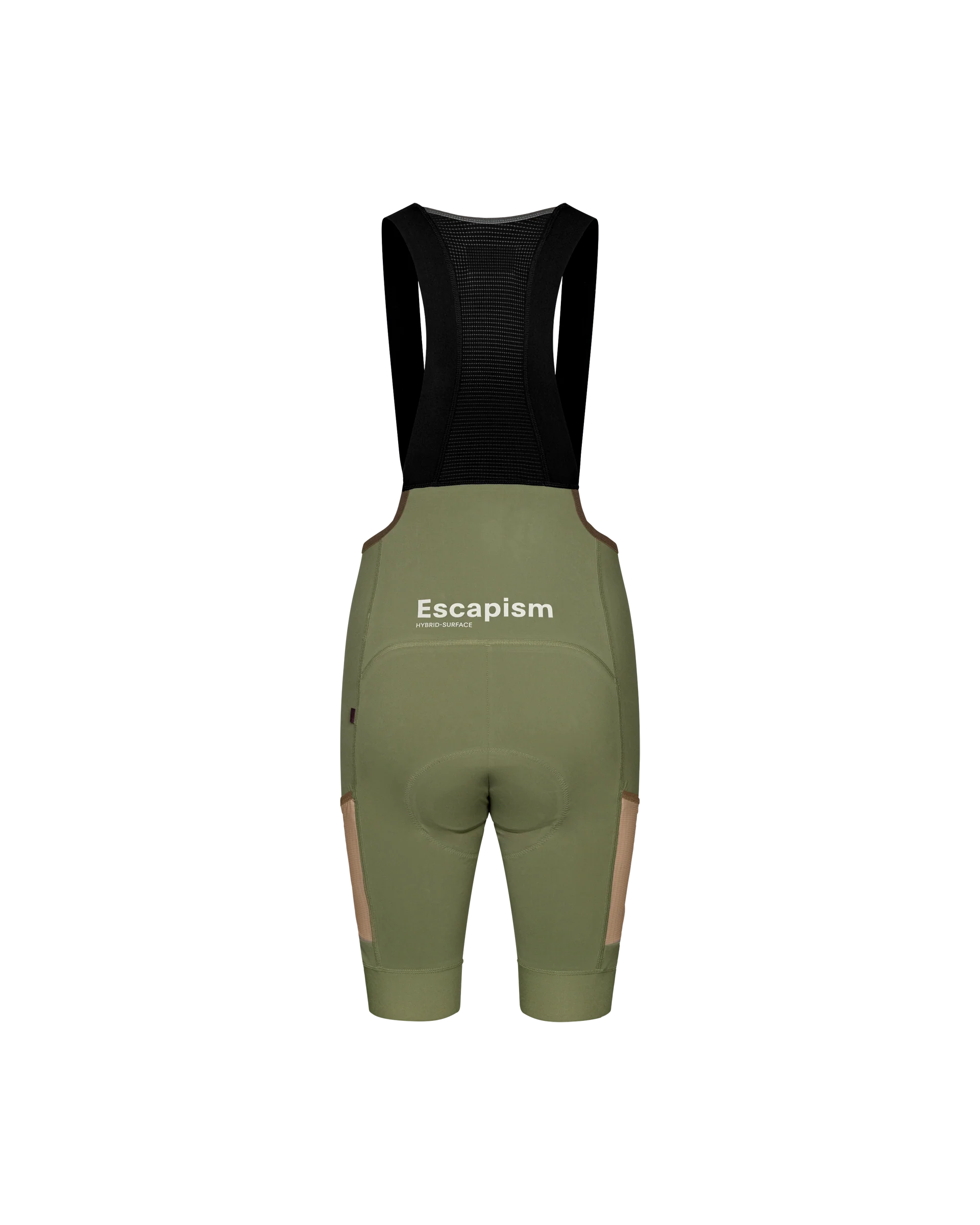PNS Escapism Women's Cargo Bib Shorts Light Olive - Image 3