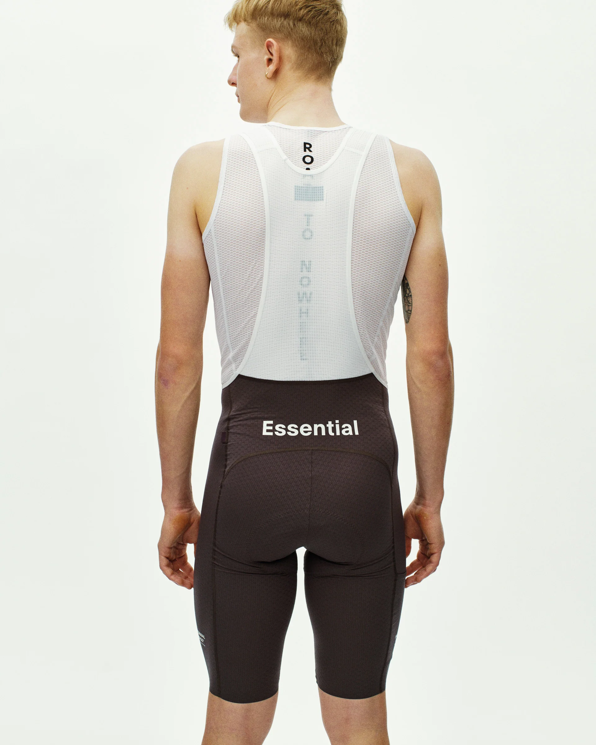 PNS Essential Light Men's Cargo Bib Shorts Dark Purple - Image 4