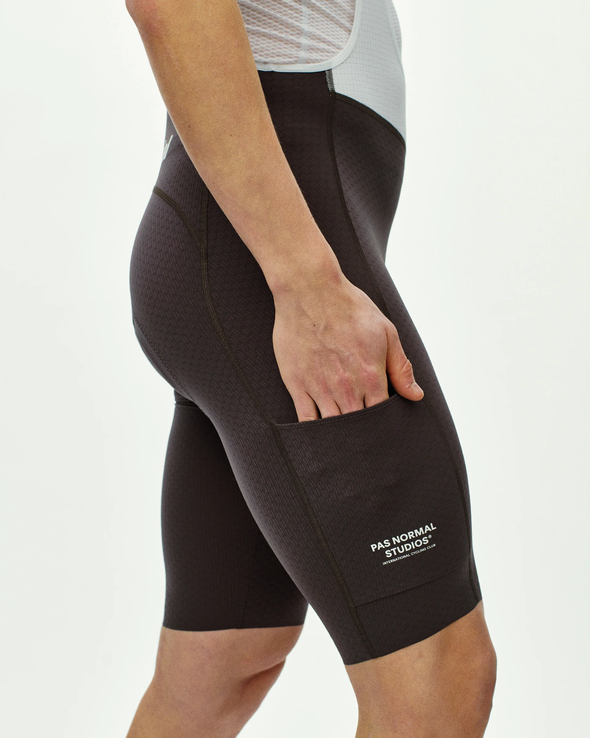 PNS Essential Light Men's Cargo Bib Shorts Dark Purple - Image 7