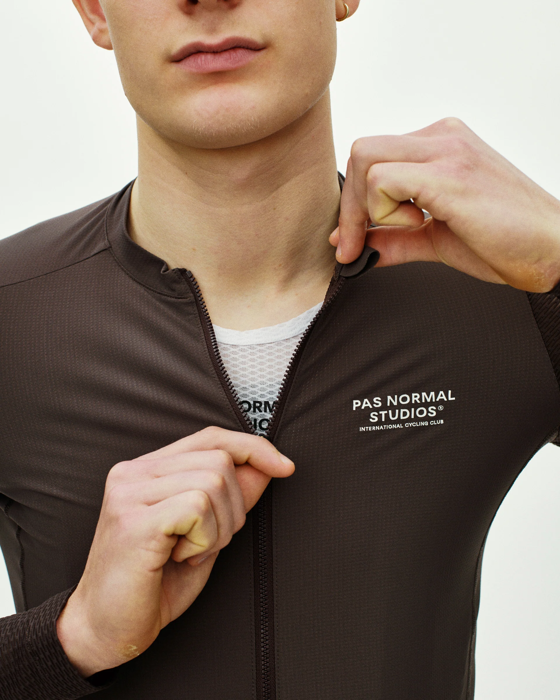 PNS Essential Light Men's Long Sleeve Jersey Dark Purple - Image 5