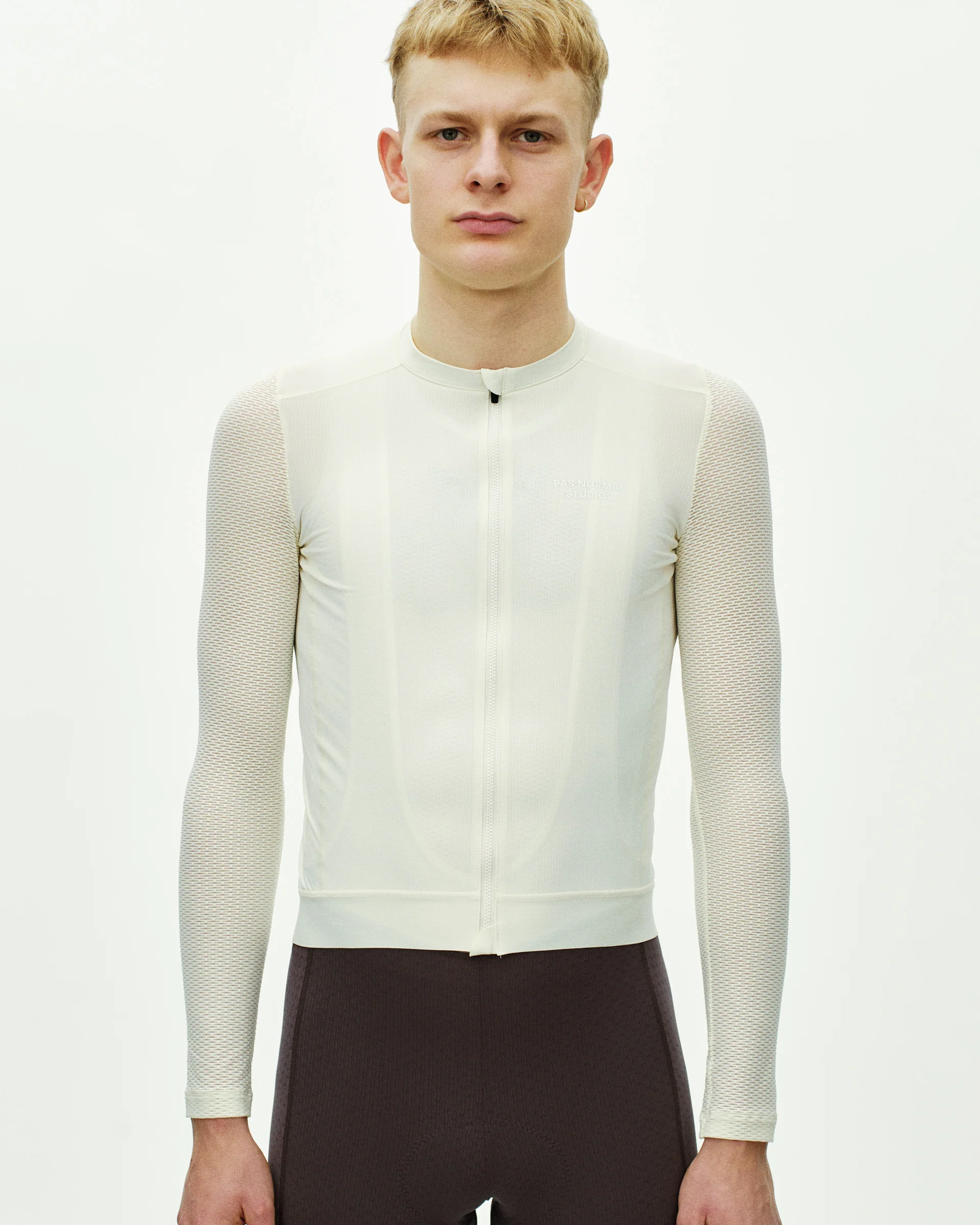 PNS Essential Light Men's Long Sleeve Jersey Off White - Image 2