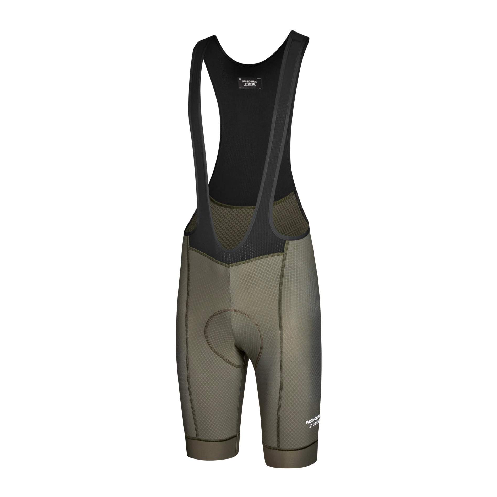 PNS Essential Men's Bib Shorts Olive Green - Image 3