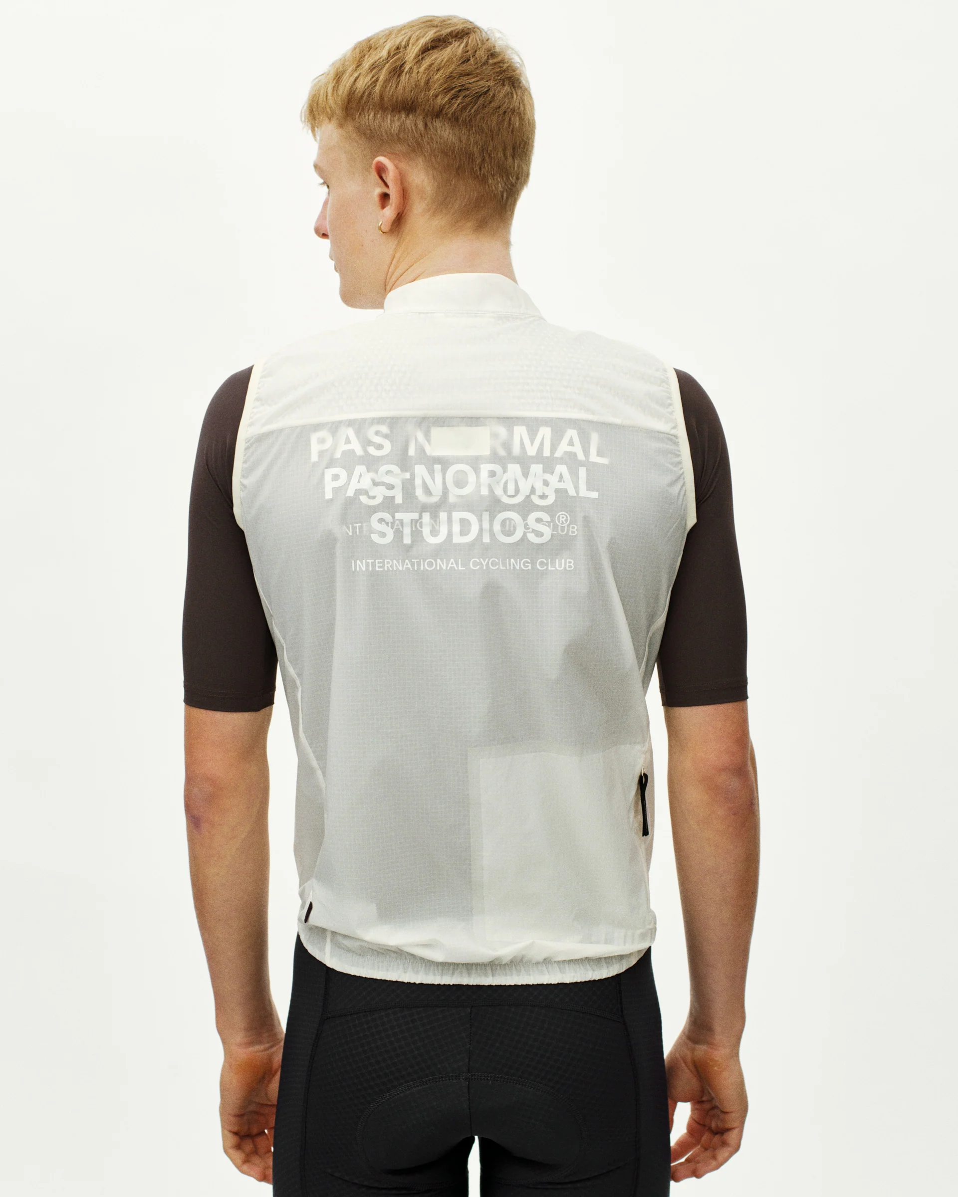 PNS Essential Men's Insulated Gilet Off White - Image 4