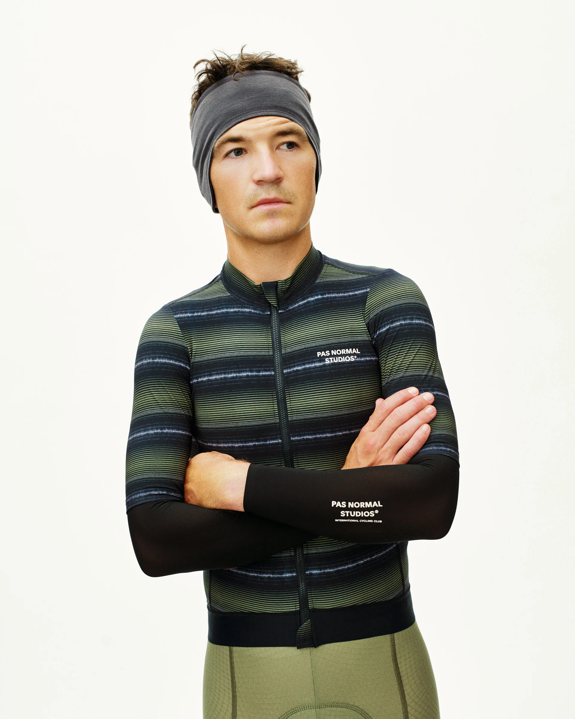 PNS Essential Men's Jersey Light Olive/Stripe - Image 2