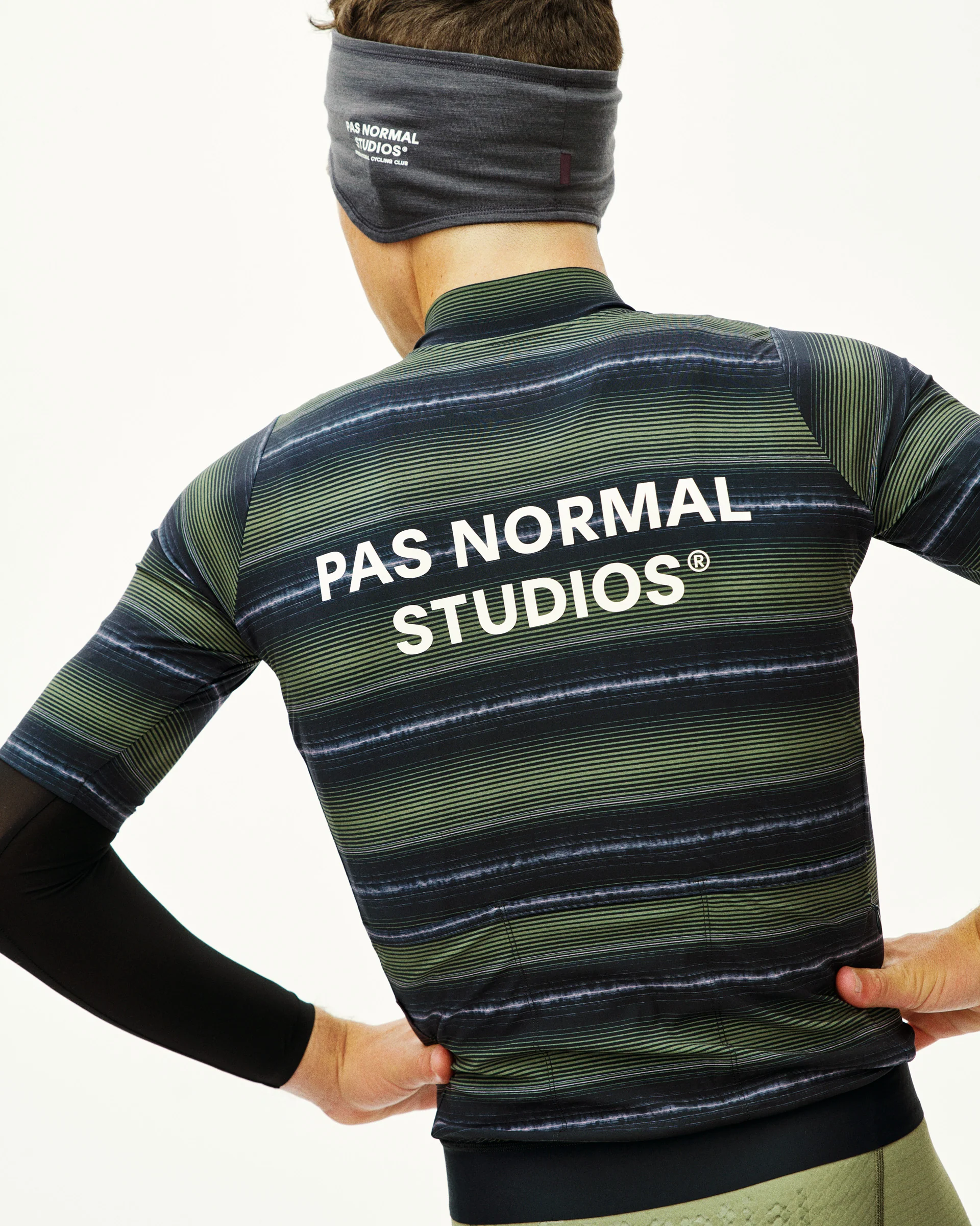 PNS Essential Men's Jersey Light Olive/Stripe - Image 4
