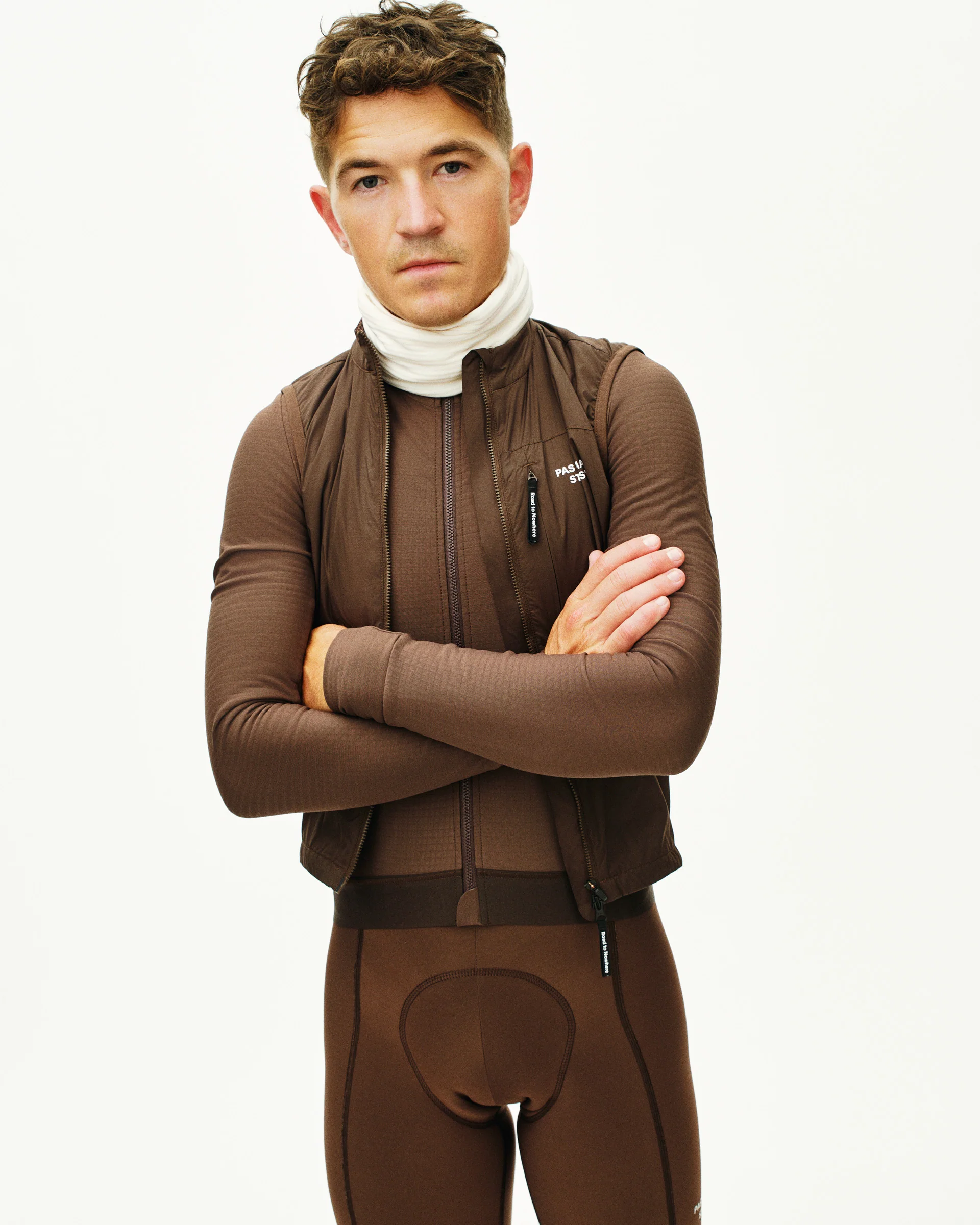 PNS Essential Men's Long Sleeve Jersey Light Brown - Image 2