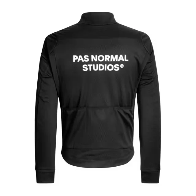 PNS Essential Men's Thermal Long Sleeve Jersey Black - Image 2