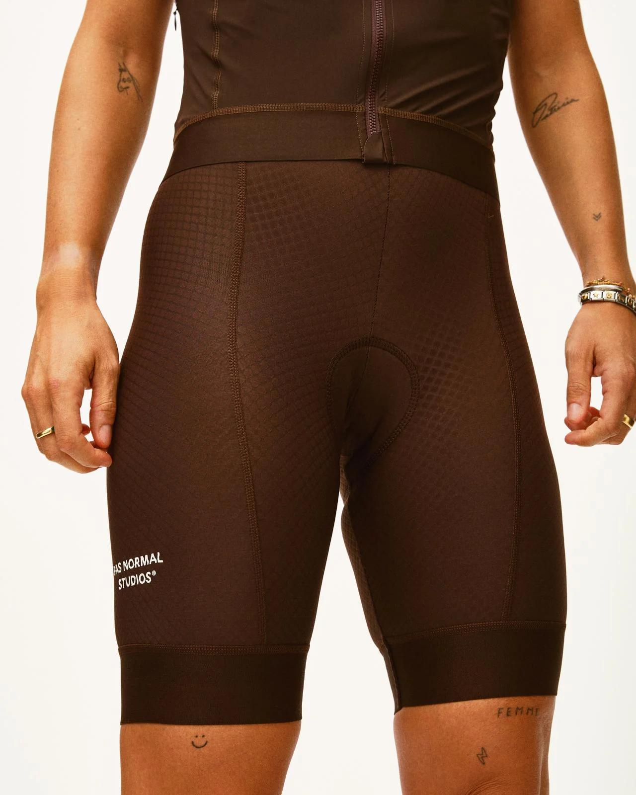 PNS Essential Women's Bib Shorts Light Brown - Image 4