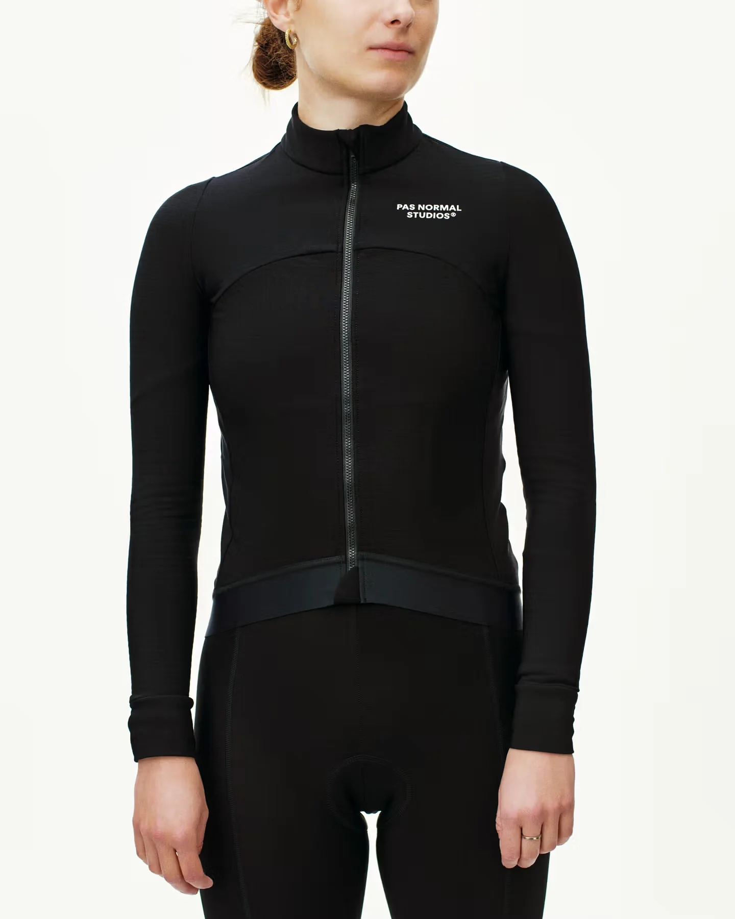 PNS Essential Women's Long Sleeve Jersey Black - Image 2