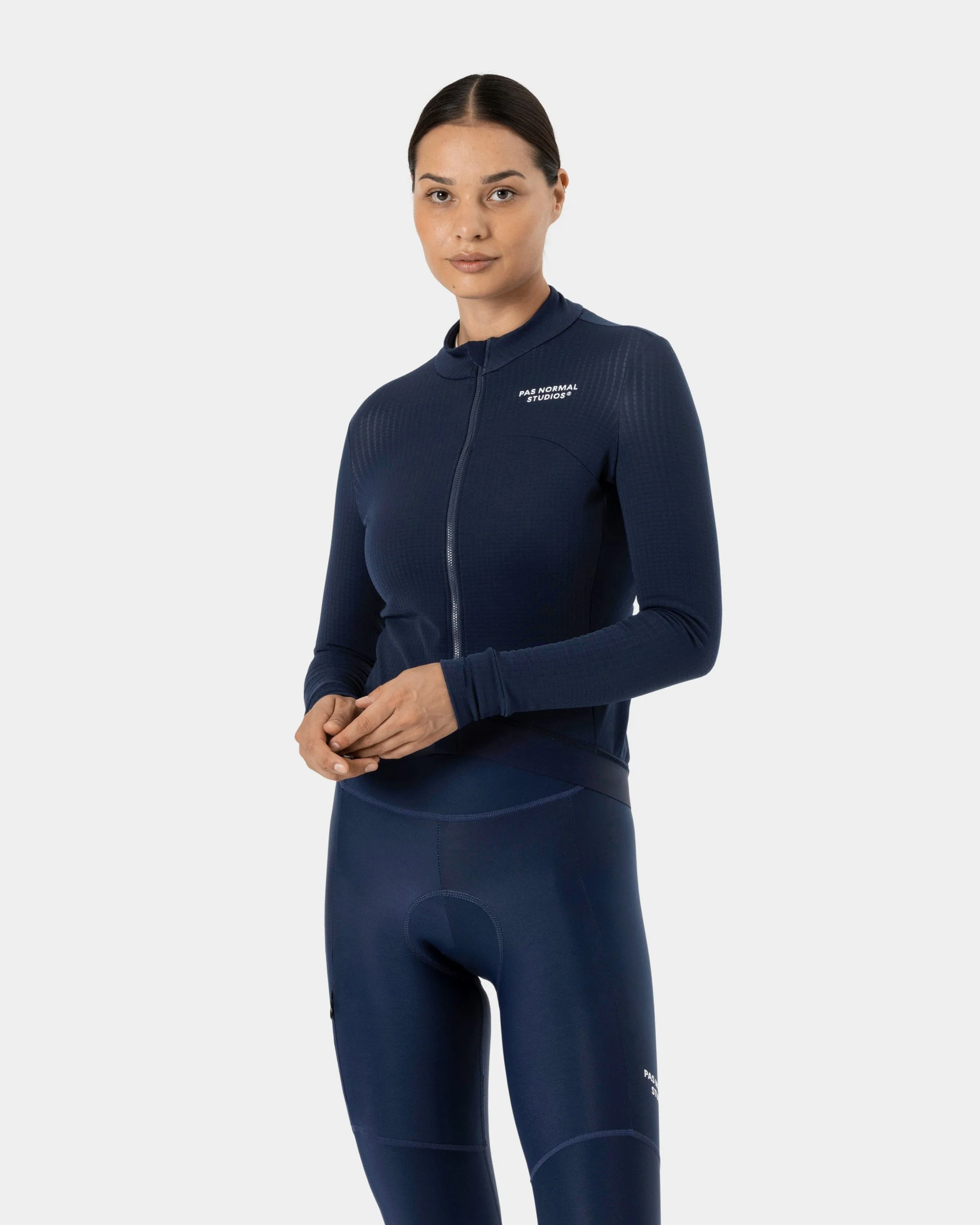 PNS Essential Women's Longsleeve Jersey Navy - Image 4