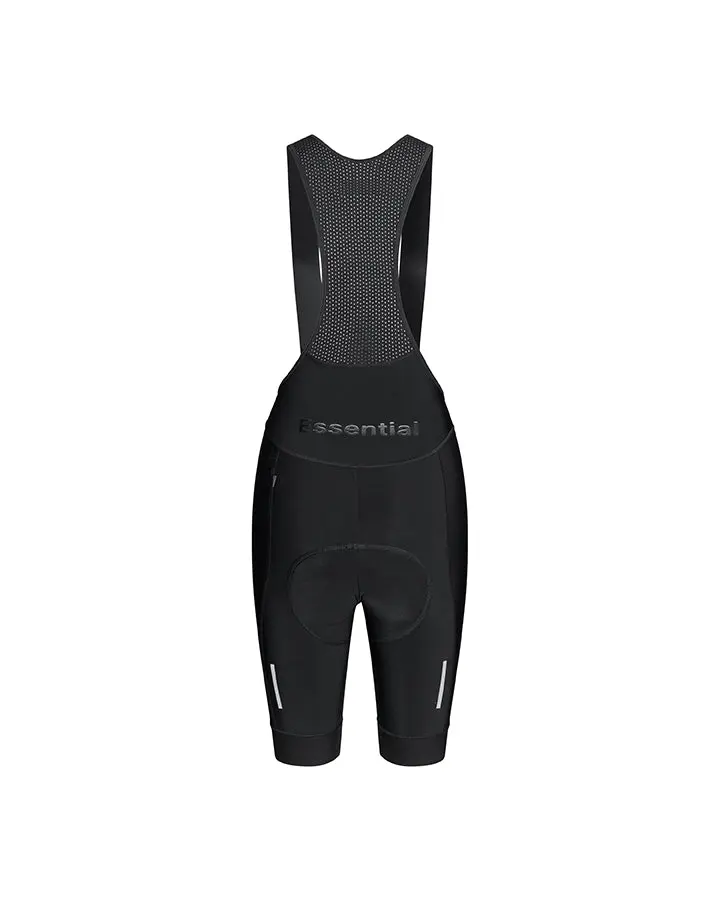 PNS Essential Women's Thermal Bib Shorts Black - Image 2
