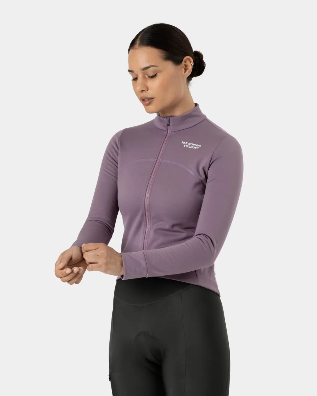 PNS Essential Women's Thermal Longsleeve Jersey Dusty Purple - Image 4