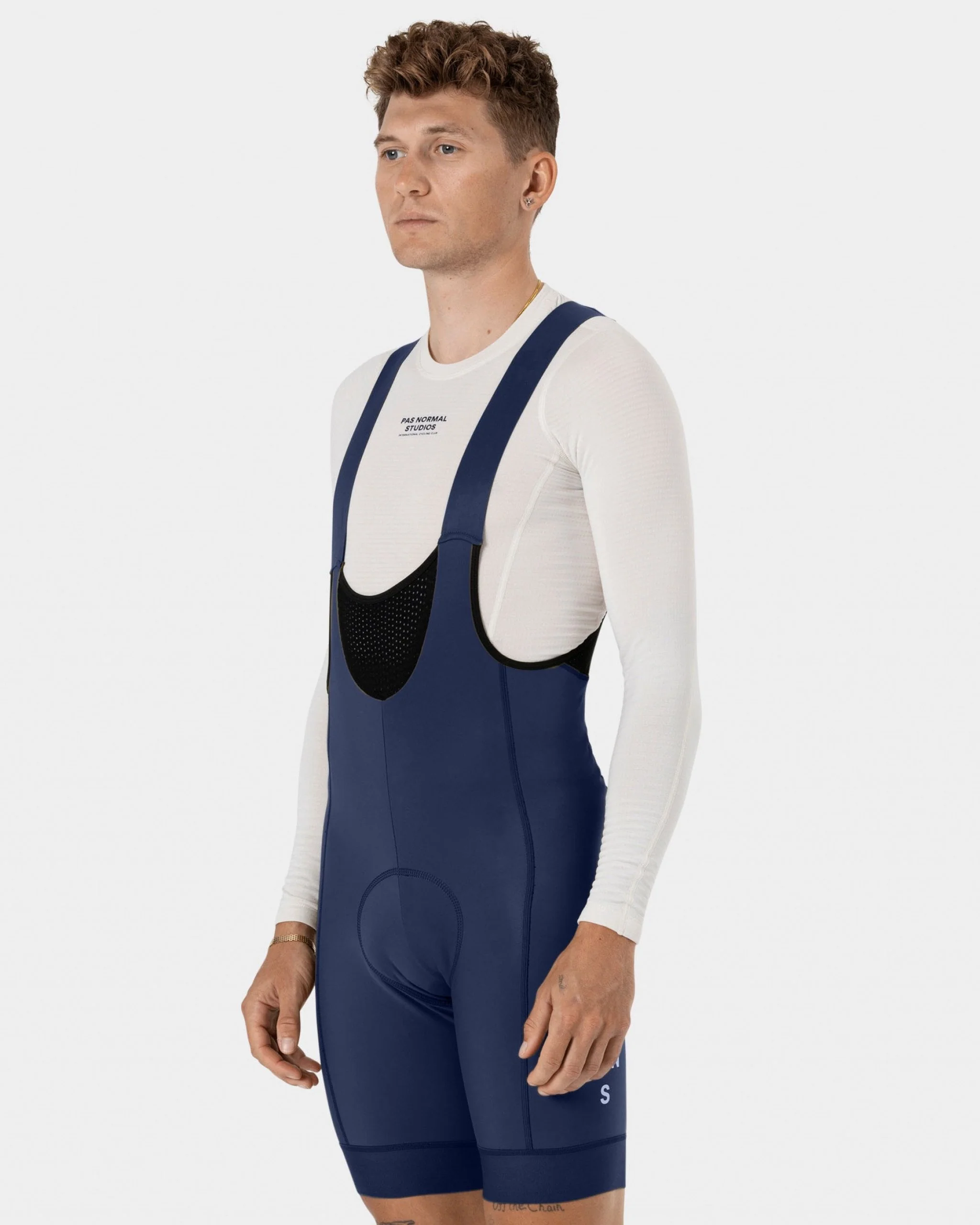 PNS Mechanism Men's Deep Winter Bib Shorts Navy - Image 4
