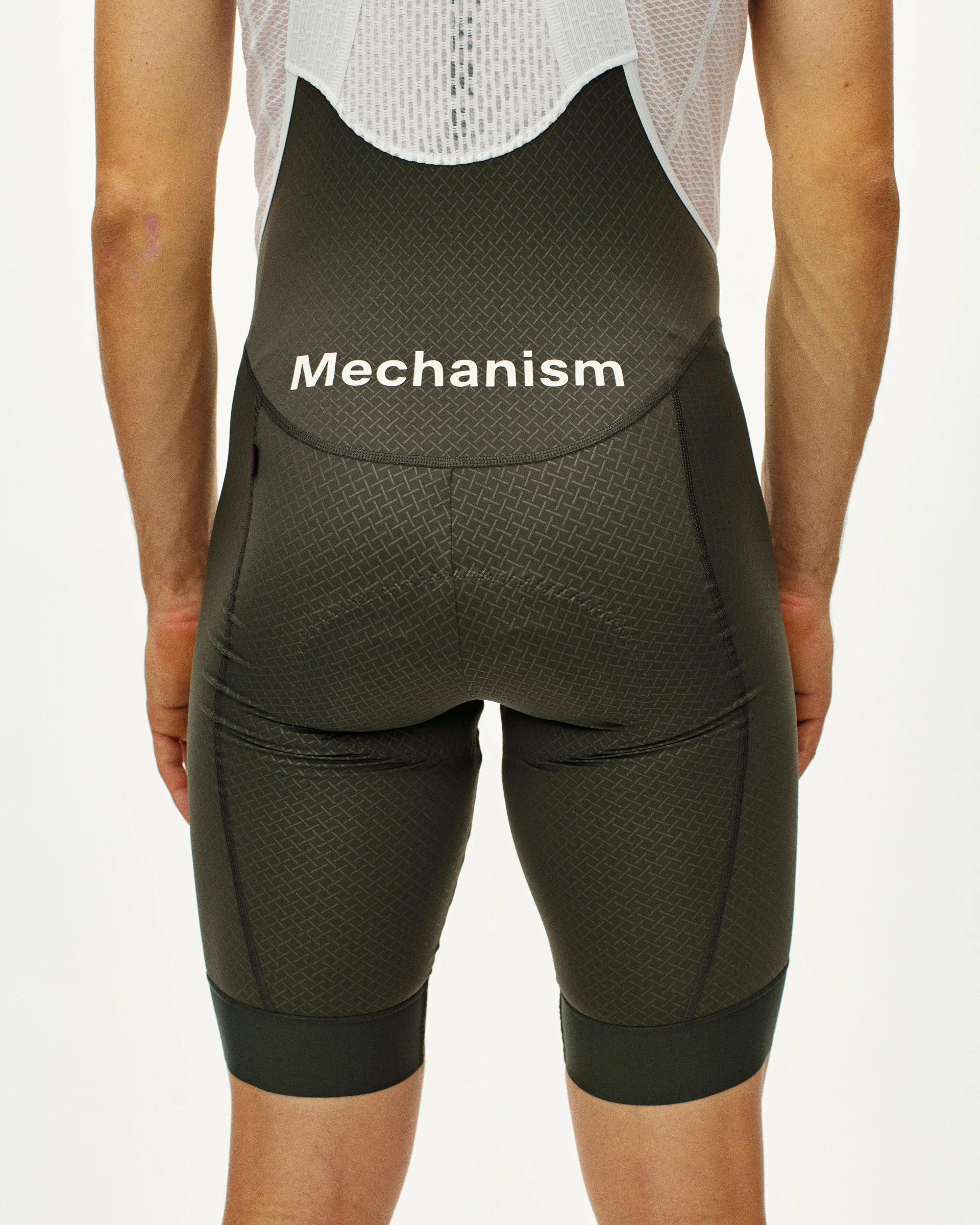 PNS Mechanism Men's Bib Shorts Dark Grey - Image 5