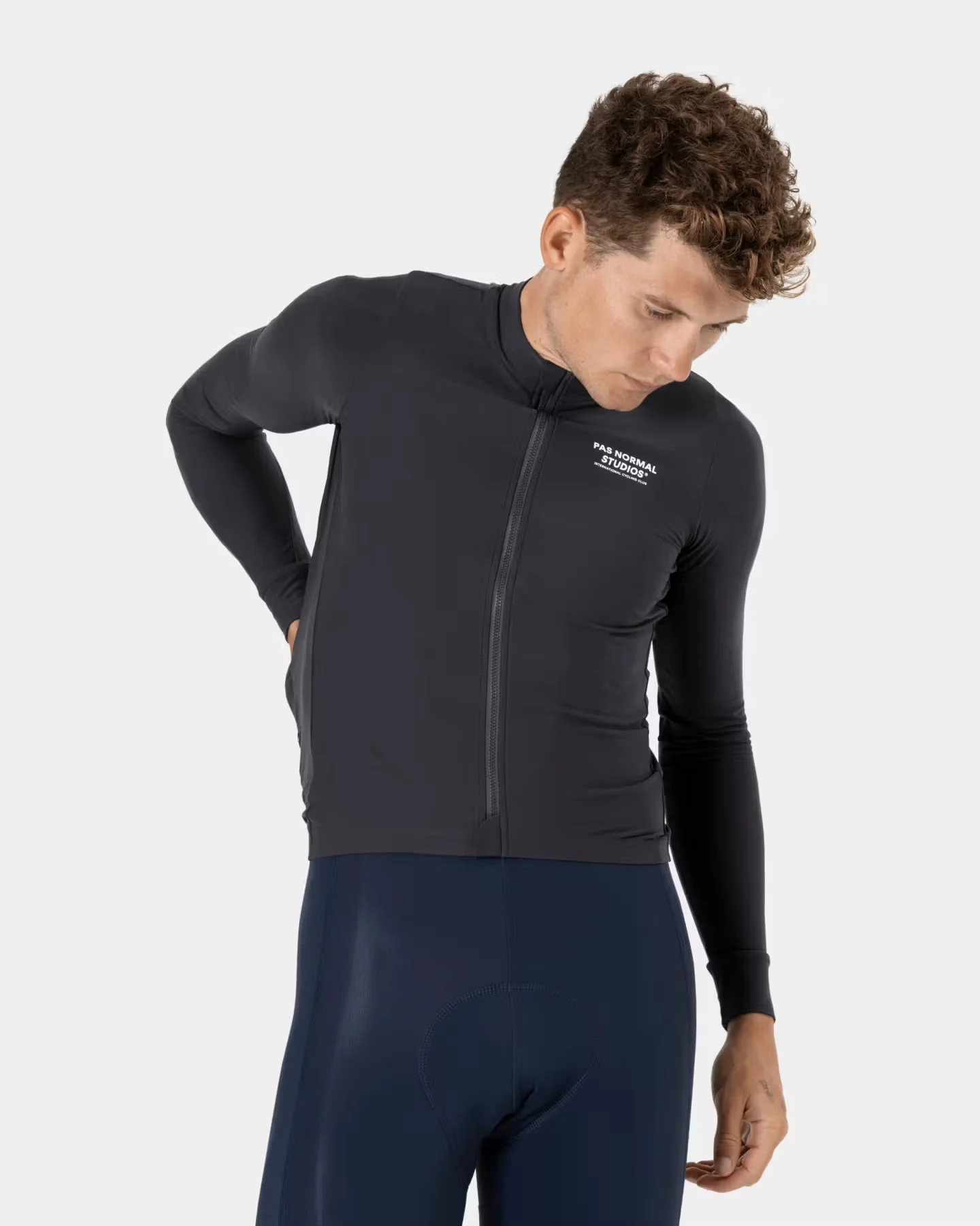 PNS Mechanism Men's Long Sleeve Jersey Black Pearl - Image 2