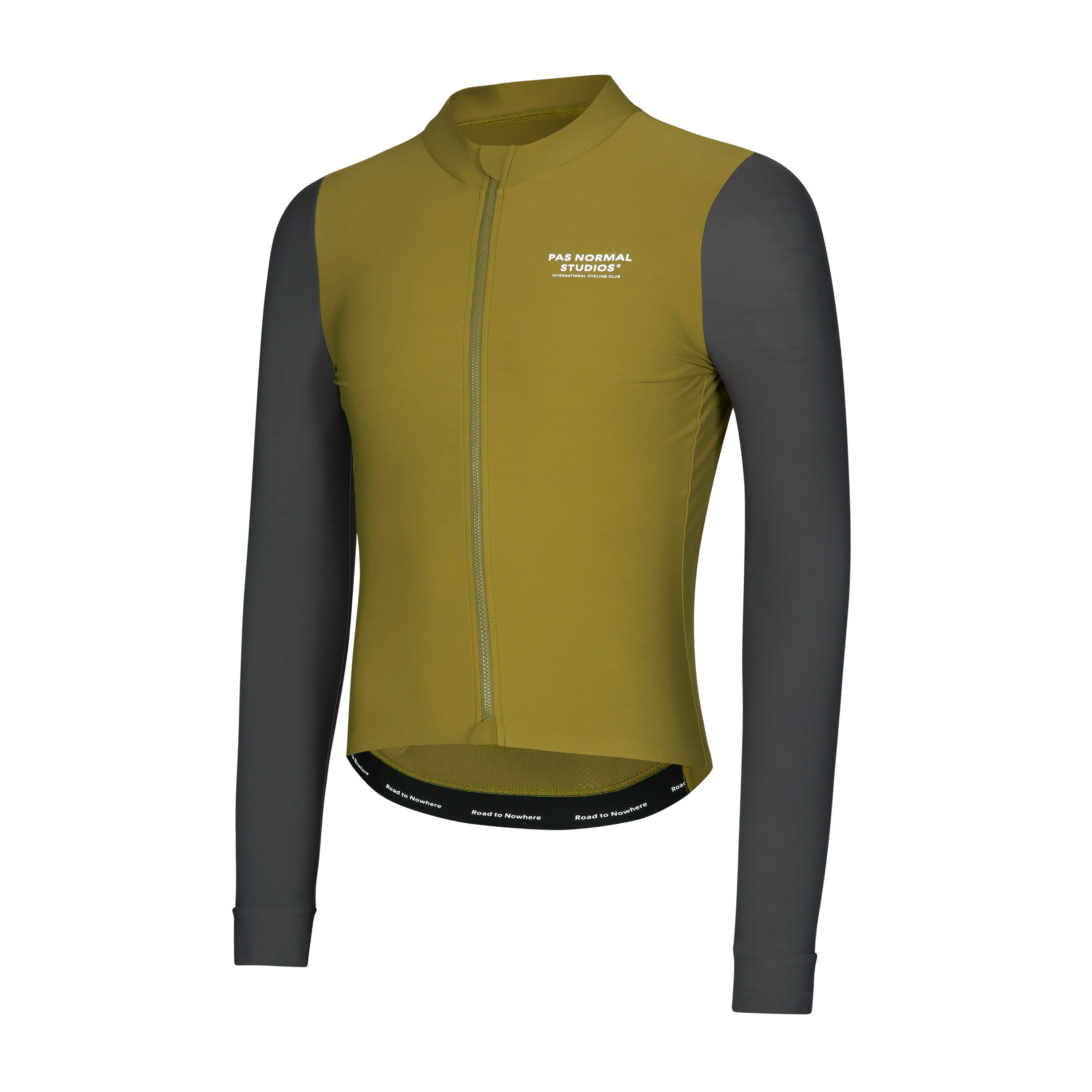 PNS Mechanism Men's Longsleeve Jersey Deep Grey/Green - Image 3