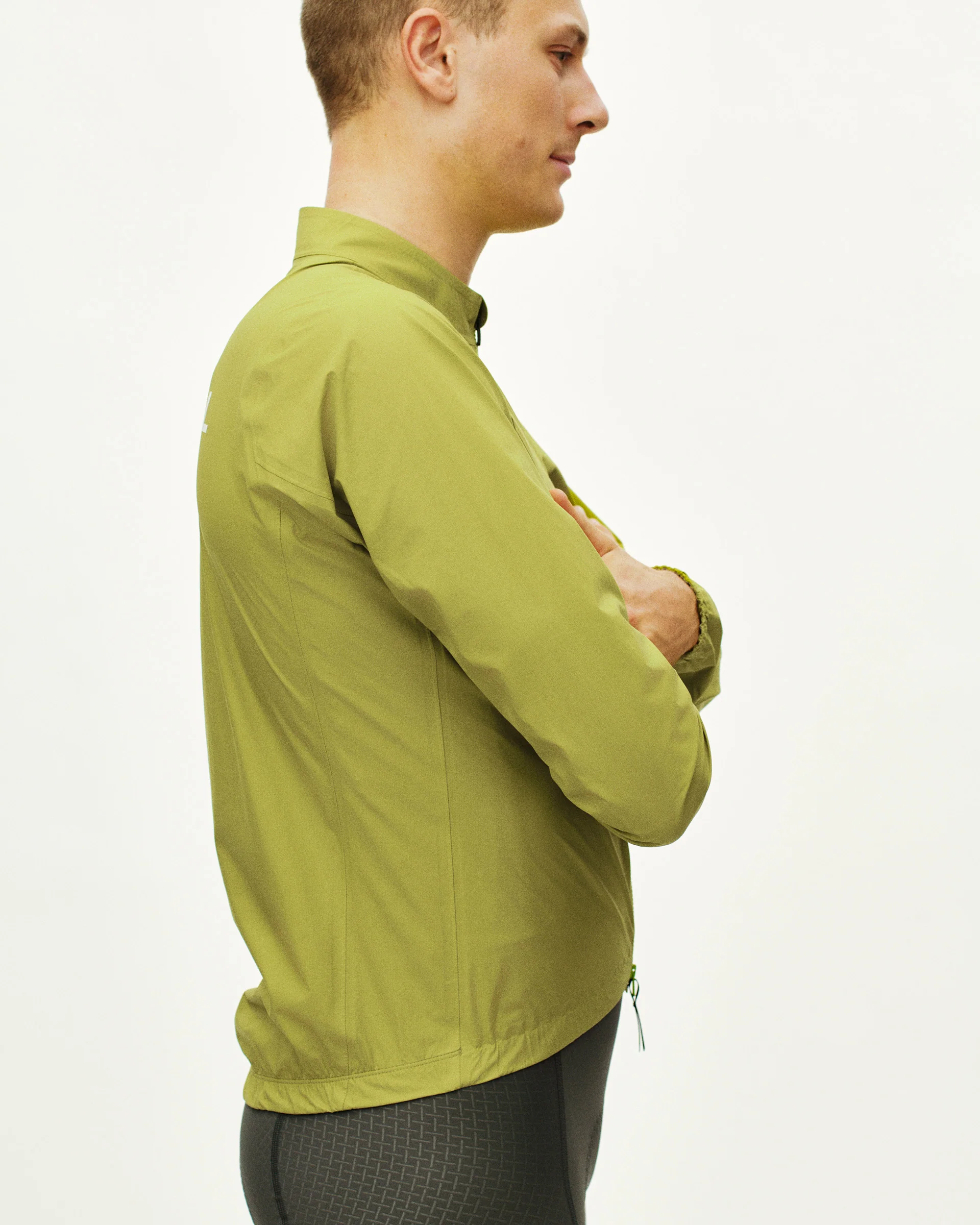 PNS Mechanism Men's Pertex Rain Jacket Moss Green - Image 4