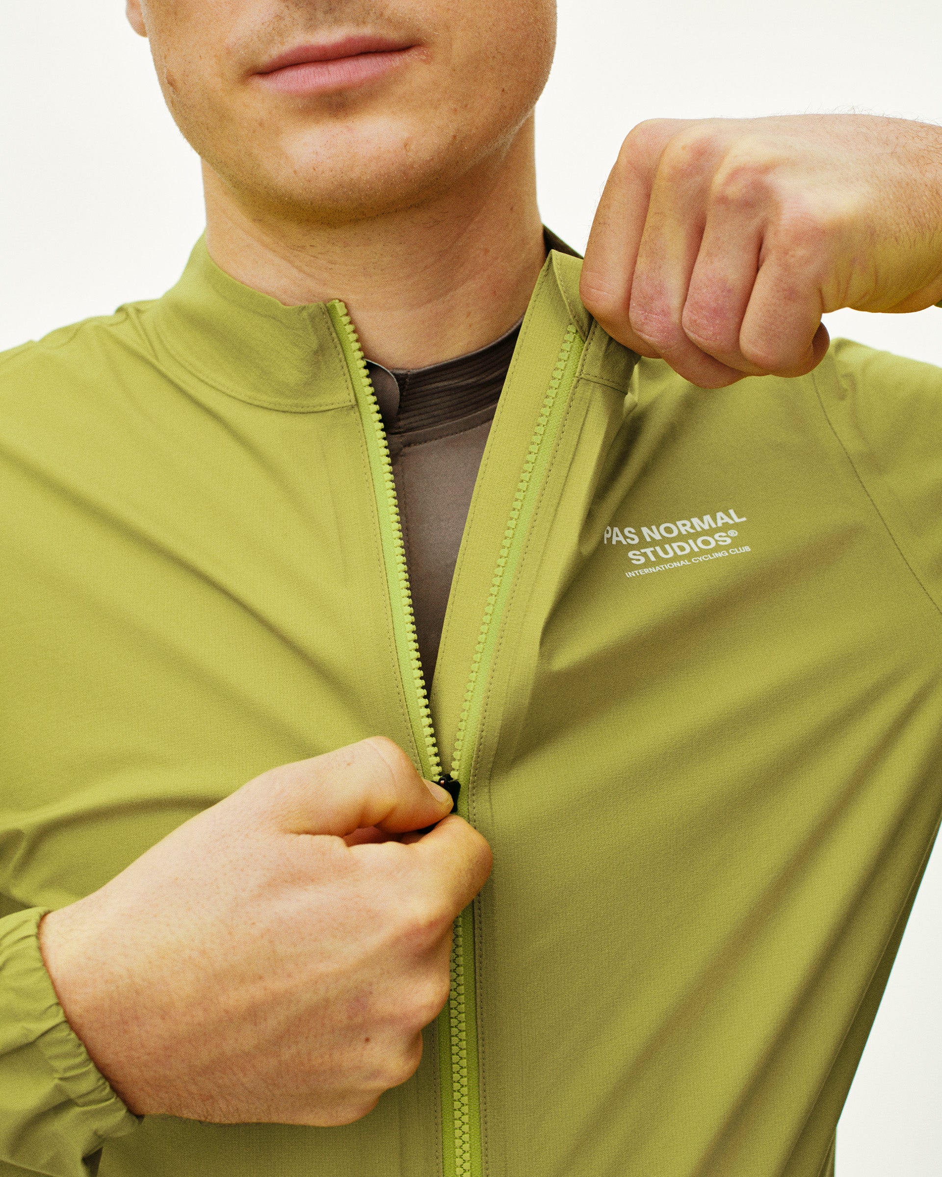 PNS Mechanism Men's Pertex Rain Jacket Moss Green - Image 6