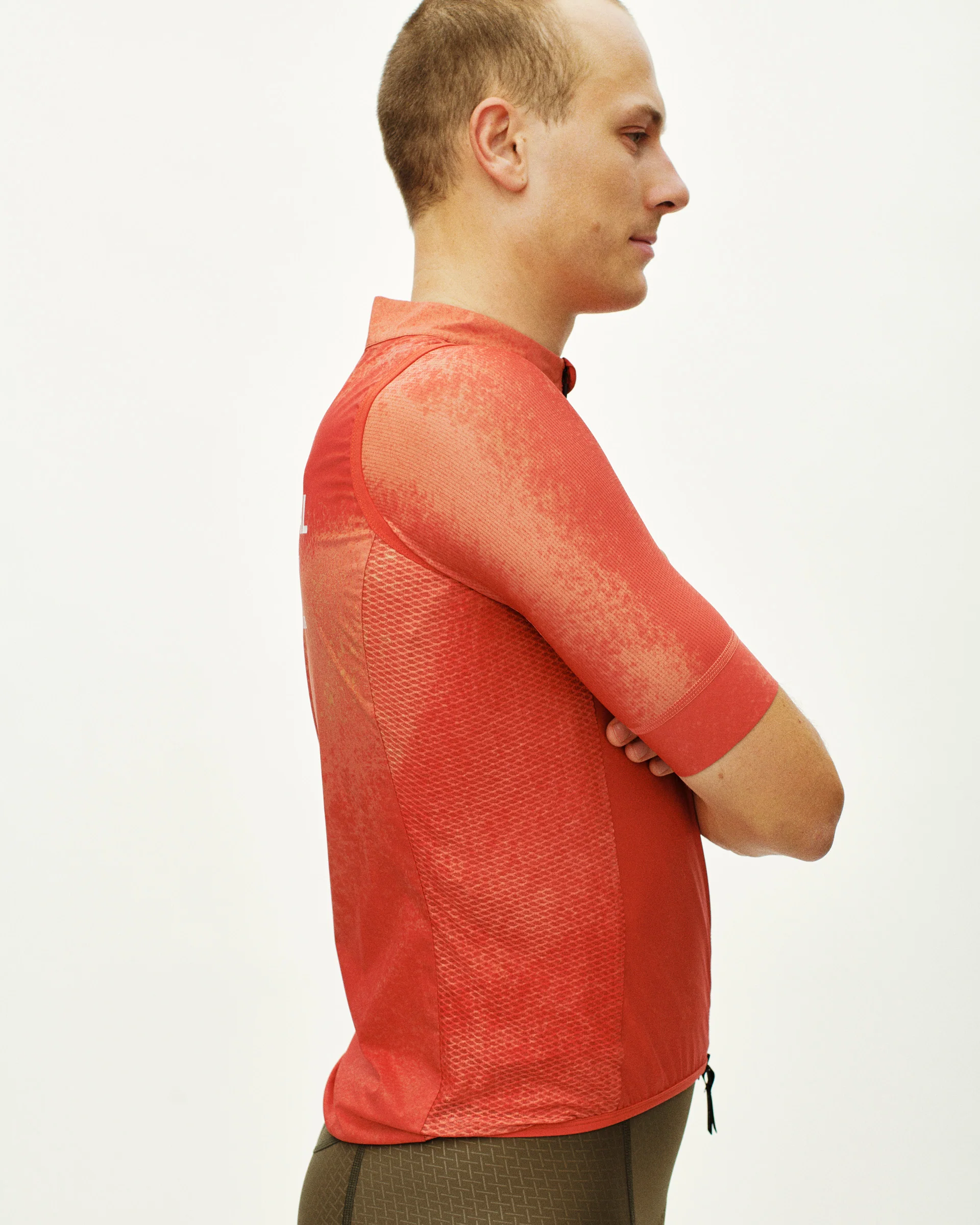 PNS Mechanism Men's Stow Away Gilet AOP Hibiscus Orange - Image 7