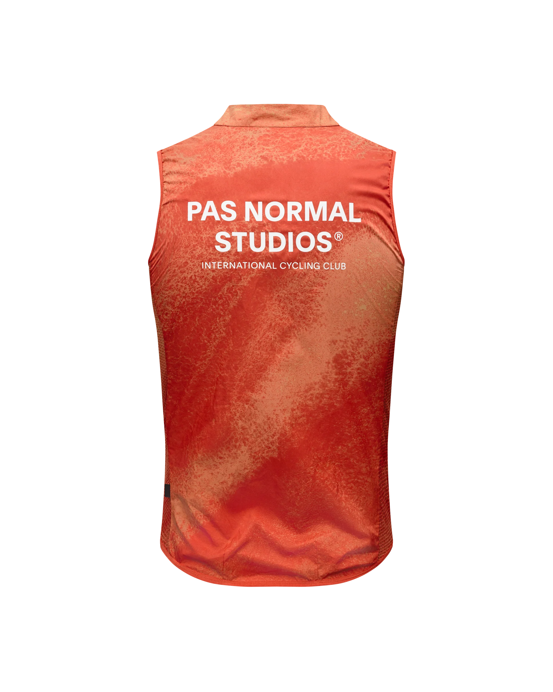 PNS Mechanism Men's Stow Away Gilet AOP Hibiscus Orange - Image 8
