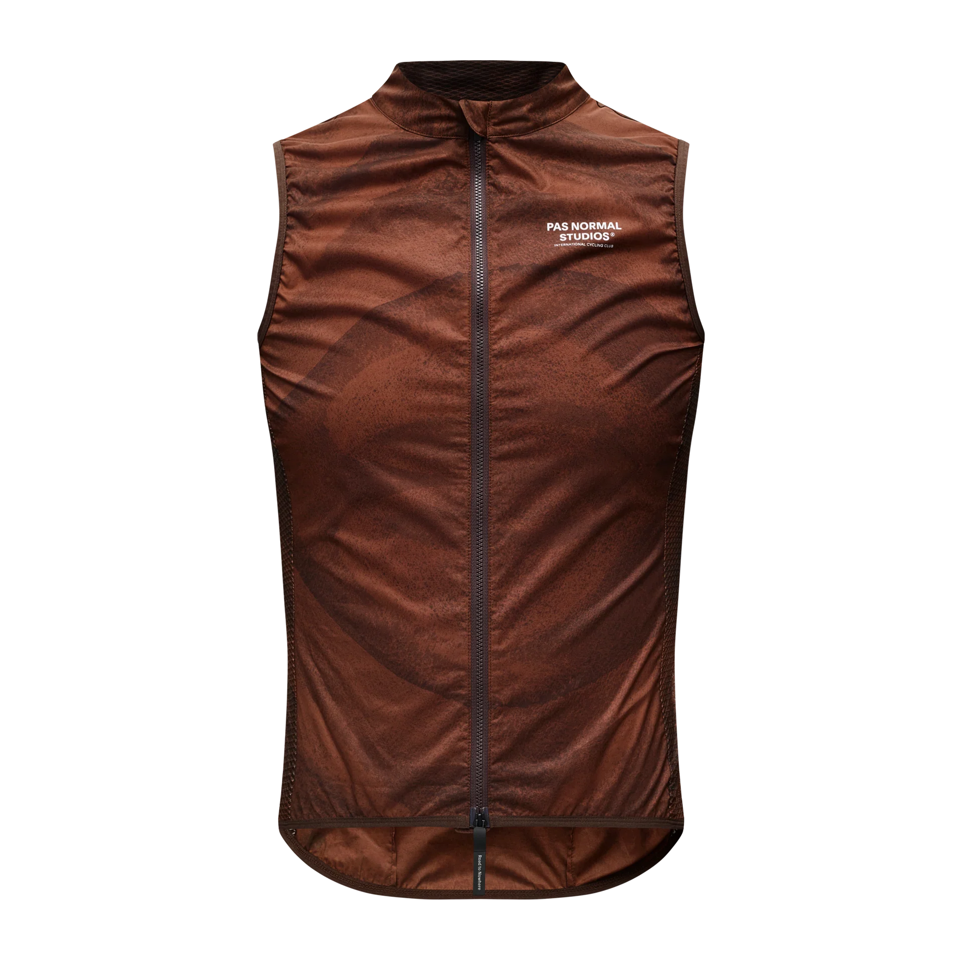 PNS Mechanism Men's Stow Away Gilet AOP Light Brown