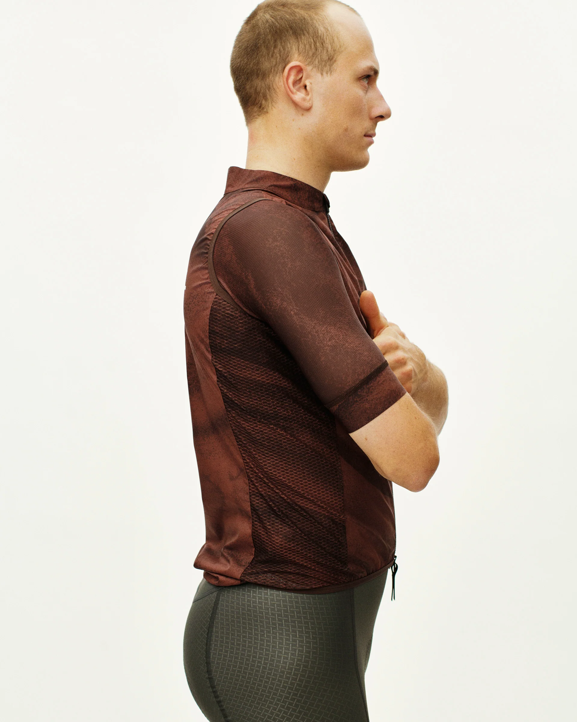 PNS Mechanism Men's Stow Away Gilet AOP Light Brown - Image 6