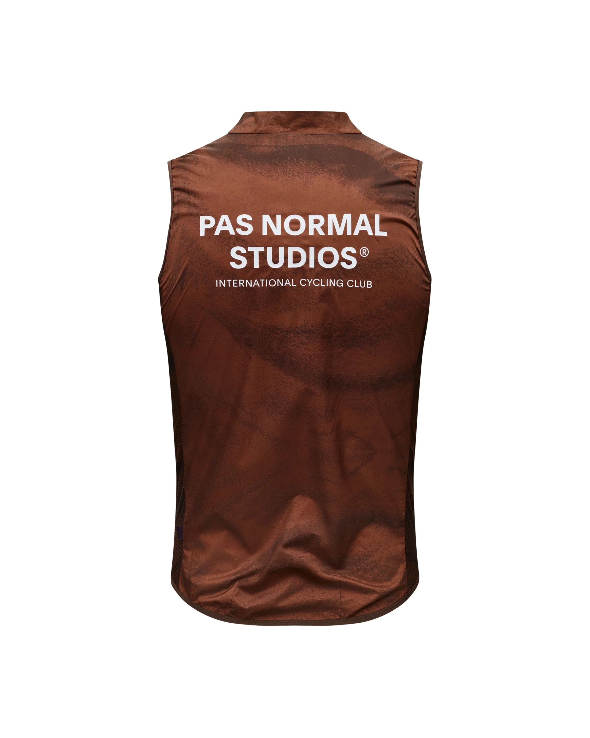PNS Mechanism Men's Stow Away Gilet AOP Light Brown - Image 8