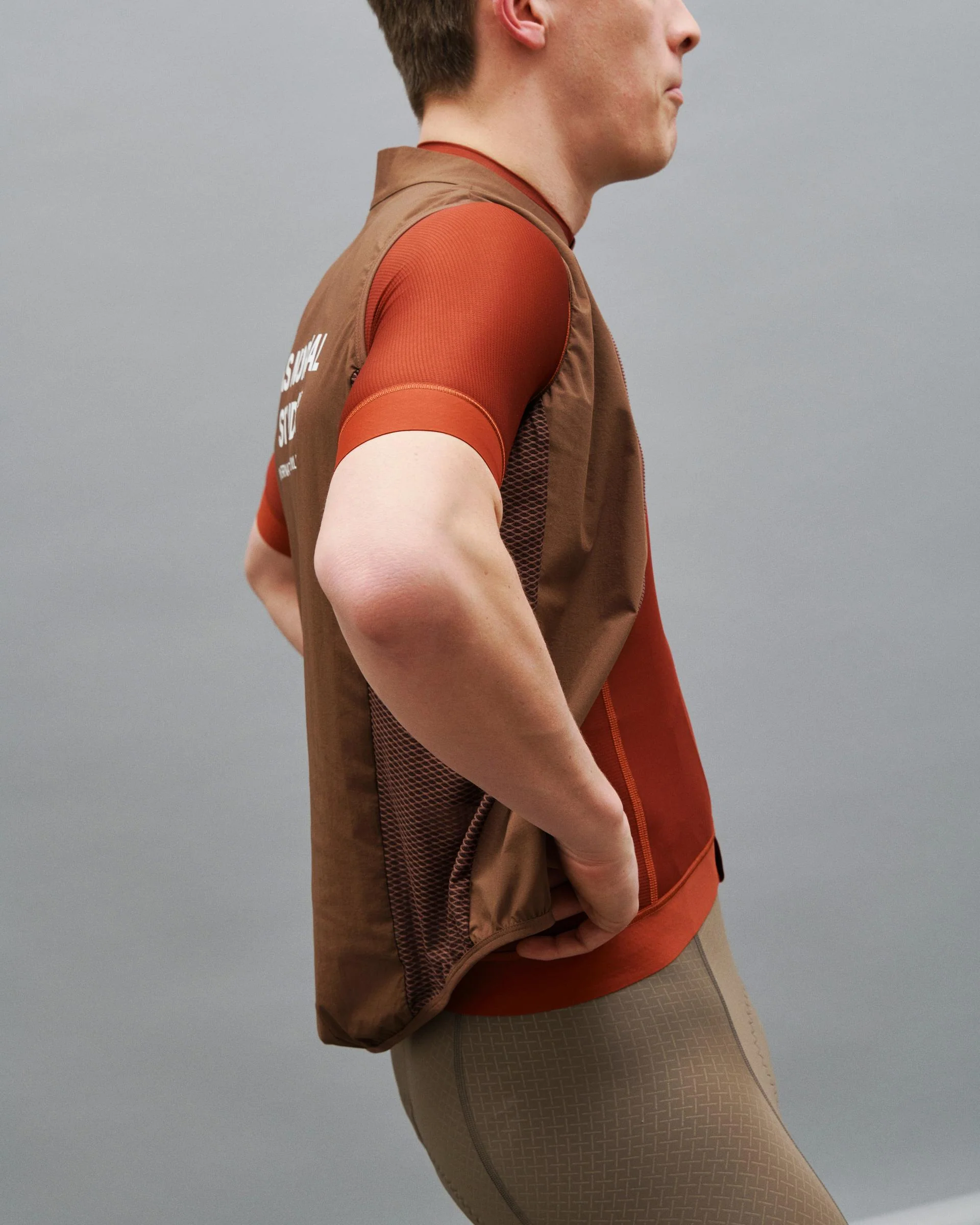 PNS Mechanism Men's Stow Away Gilet Bronze - Image 5