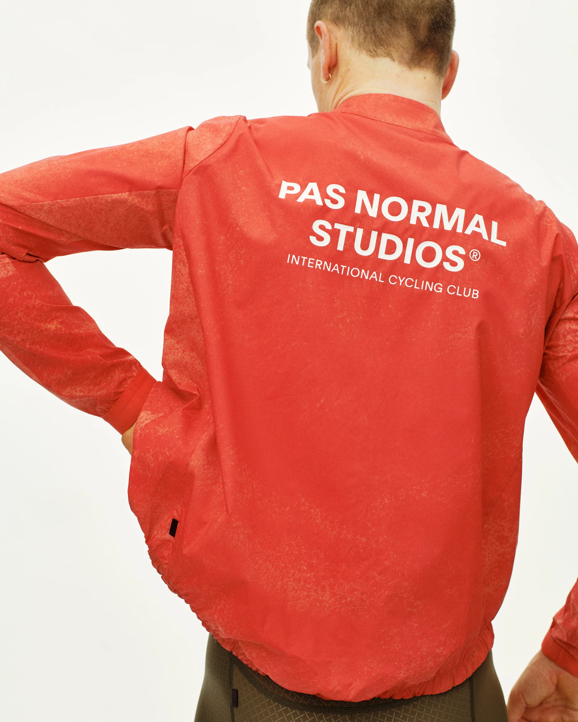 PNS Mechanism Men's Stow Away Jacket AOP Hibiscus Orange - Image 6