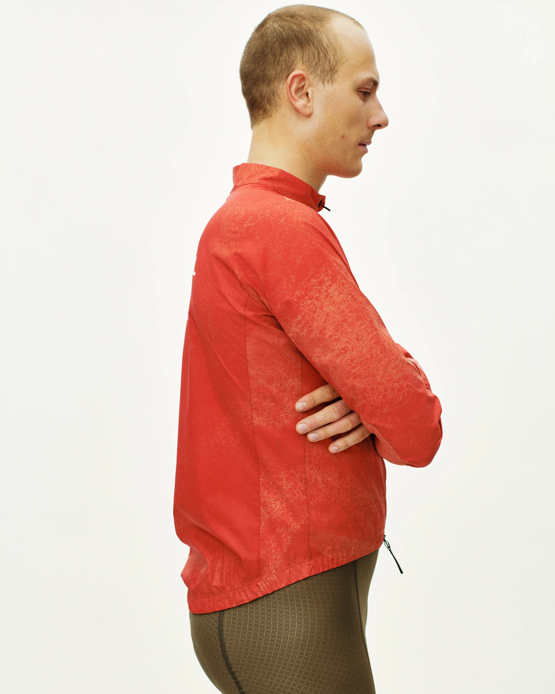 PNS Mechanism Men's Stow Away Jacket AOP Hibiscus Orange - Image 7