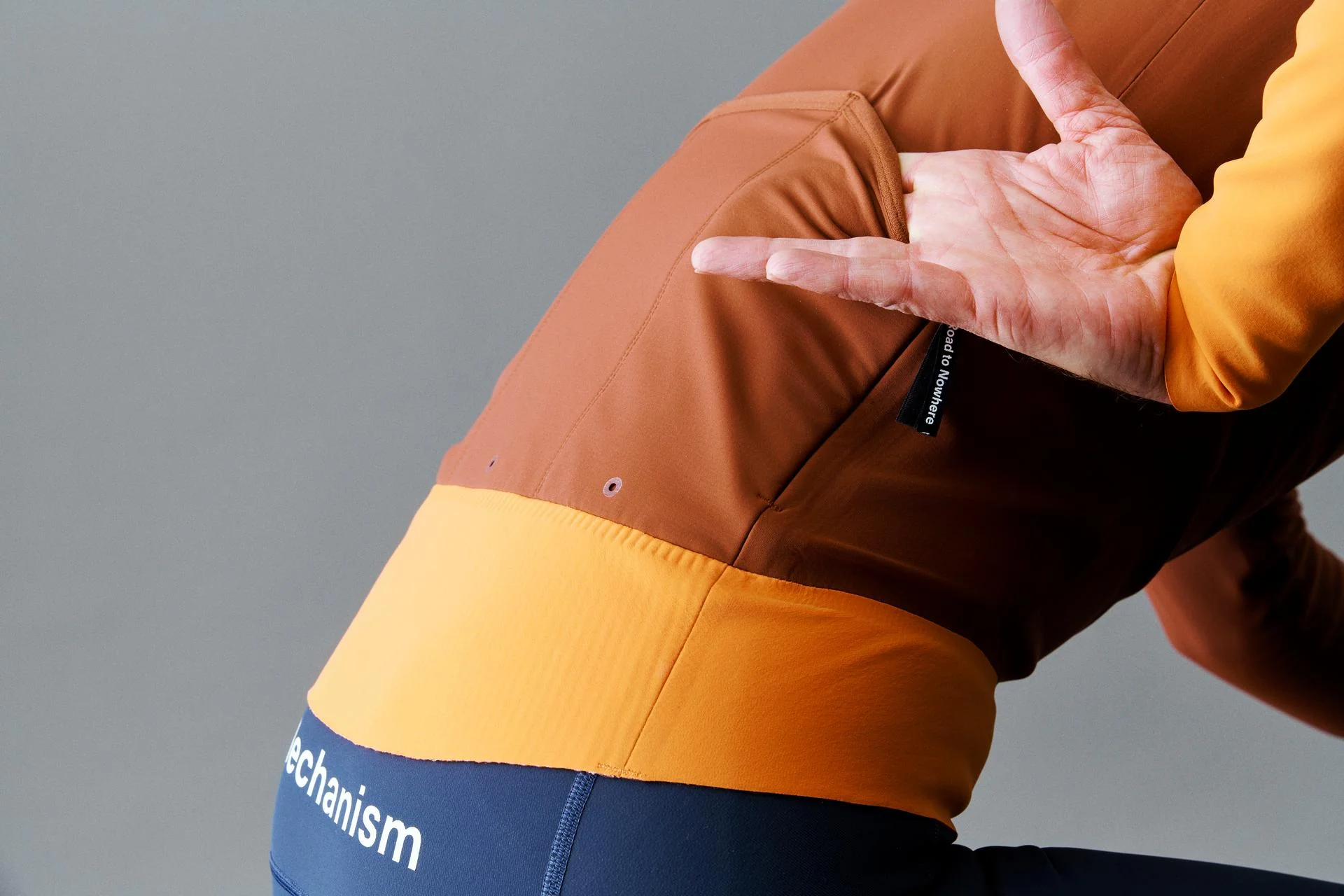 PNS Mechanism Men's Thermal Jacket Mahogany/Dark Orange - Image 6